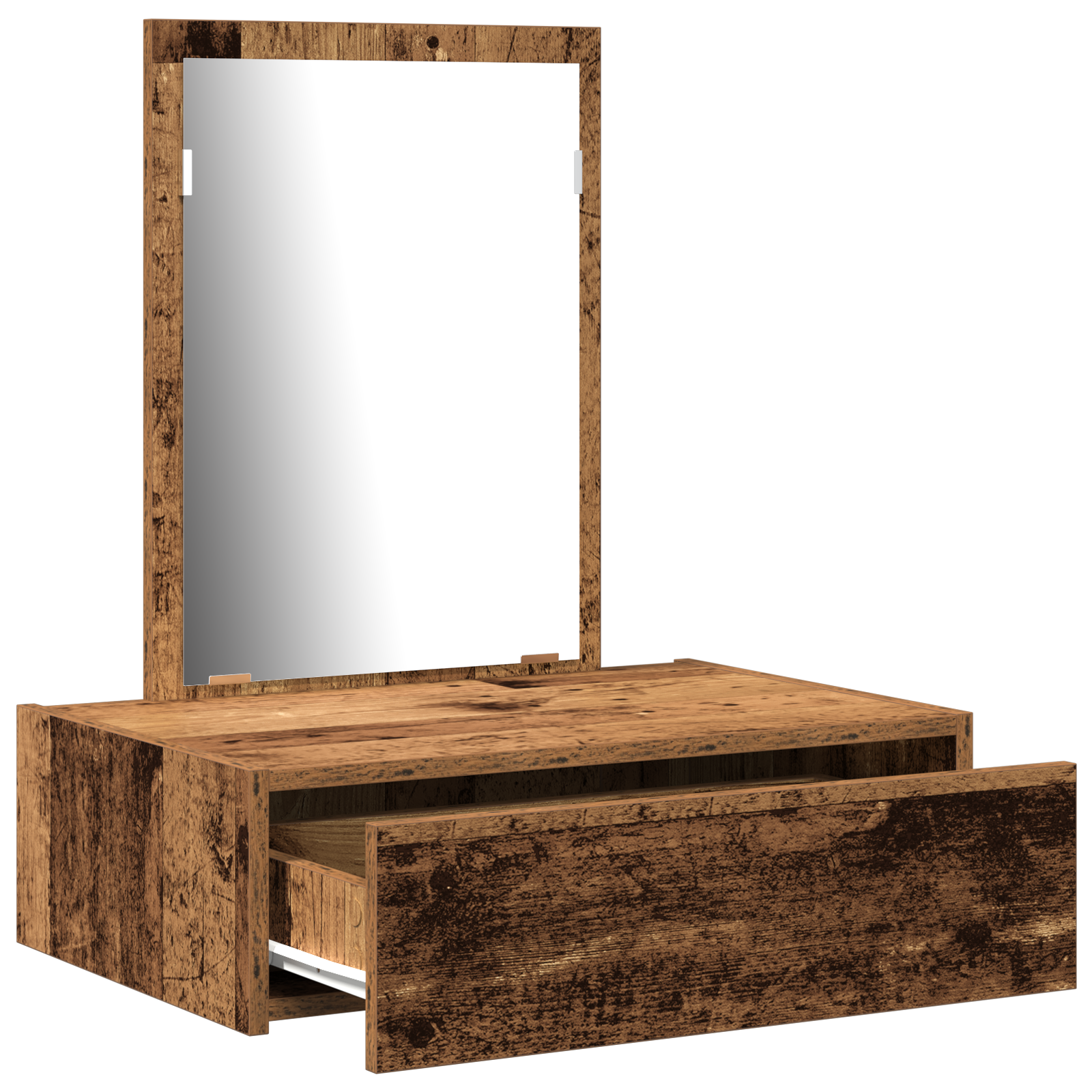 Wall Hanging Dressing Table Old Wood 60x40x70 cm - Image 5