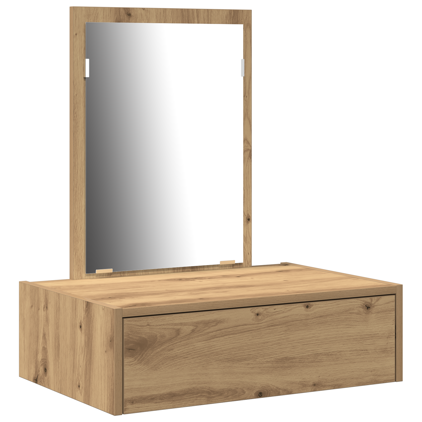 Wall Hanging Dressing Table Artisan Oak 60x40x70 cm - Image 2