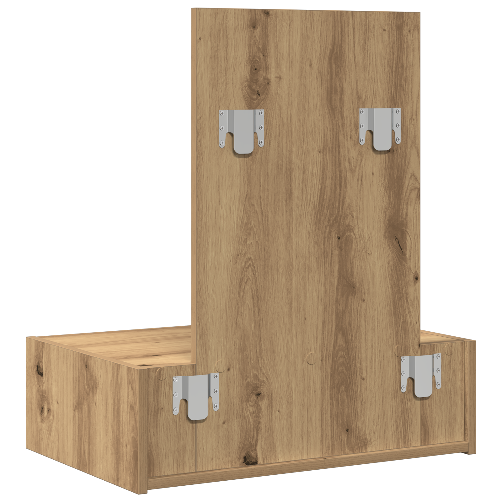 Wall Hanging Dressing Table Artisan Oak 60x40x70 cm - Image 8