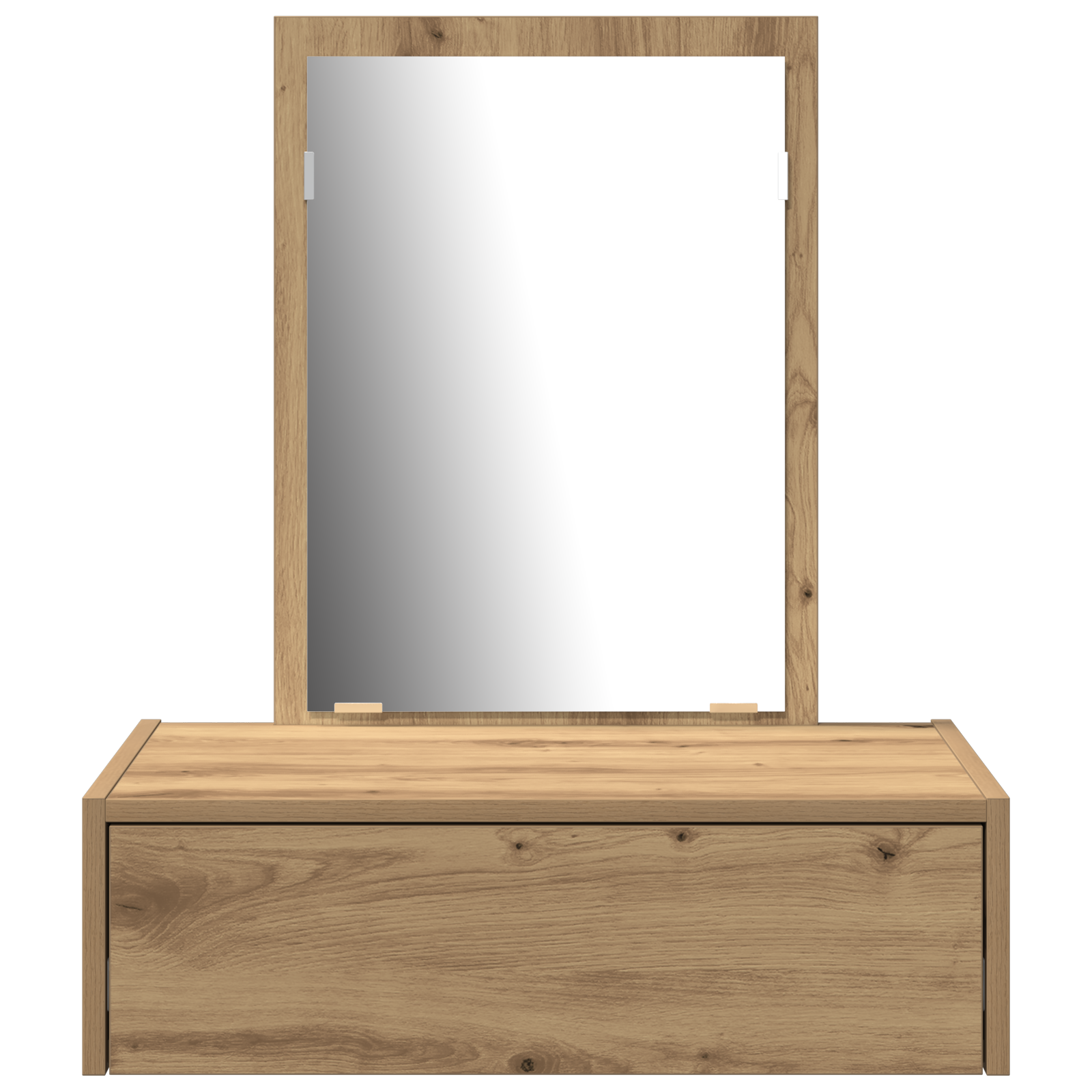 Wall Hanging Dressing Table Artisan Oak 60x40x70 cm - Image 6