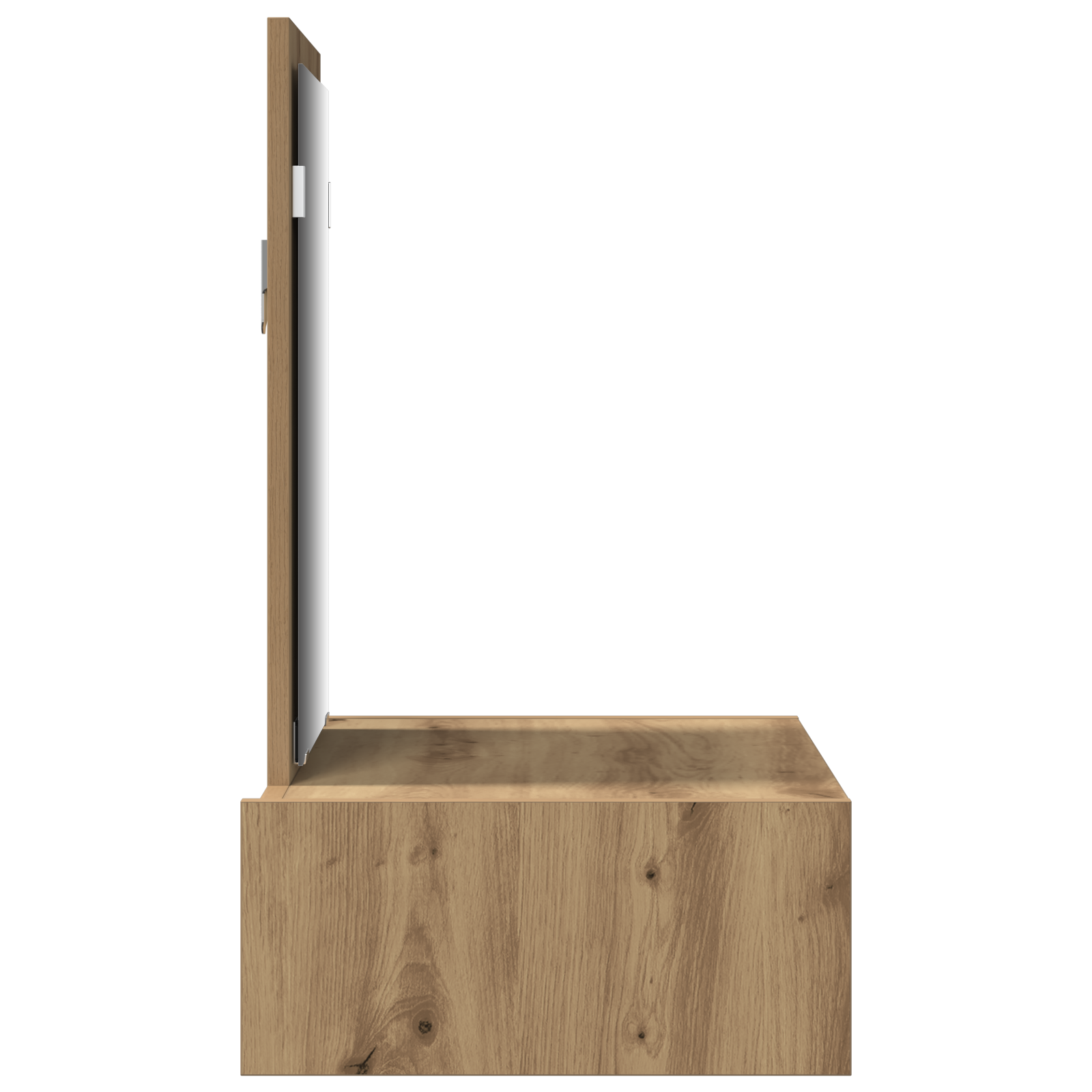 Wall Hanging Dressing Table Artisan Oak 60x40x70 cm - Image 7