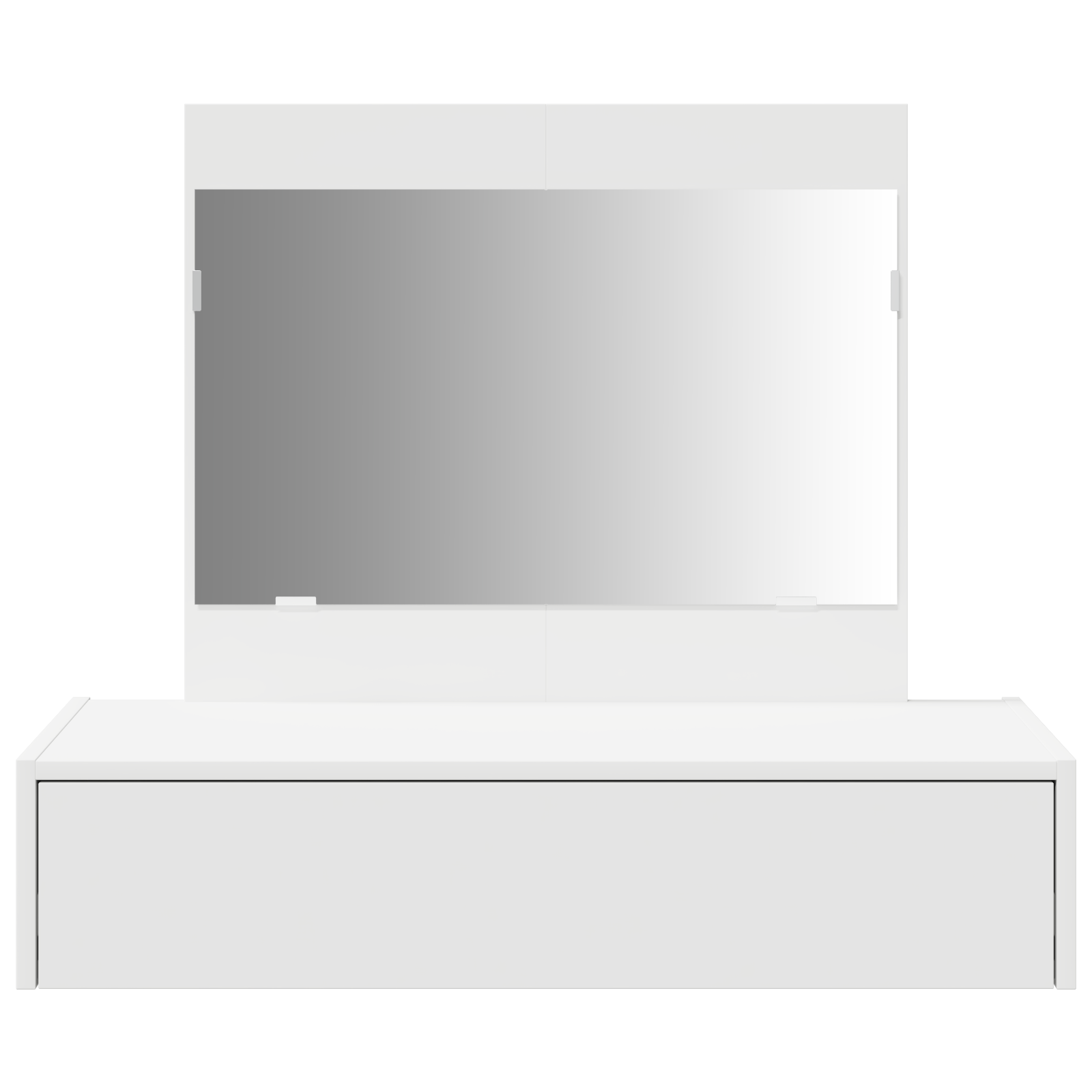 Wall Hanging Dressing Table White 83x40x70 cm - Image 6