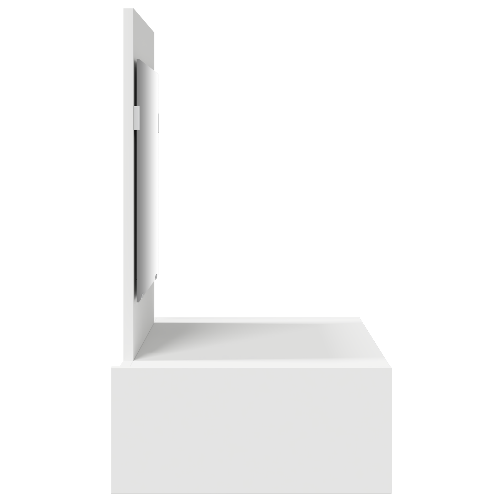 Wall Hanging Dressing Table White 83x40x70 cm - Image 7