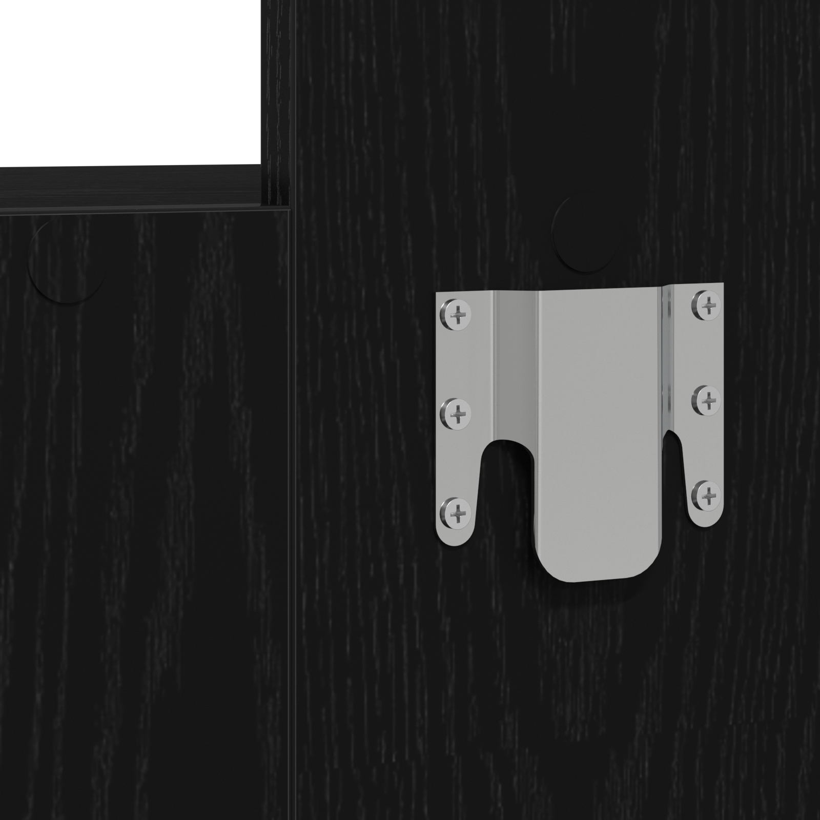 Wall Hanging Dressing Table Black Oak 83x40x70 cm - Image 10