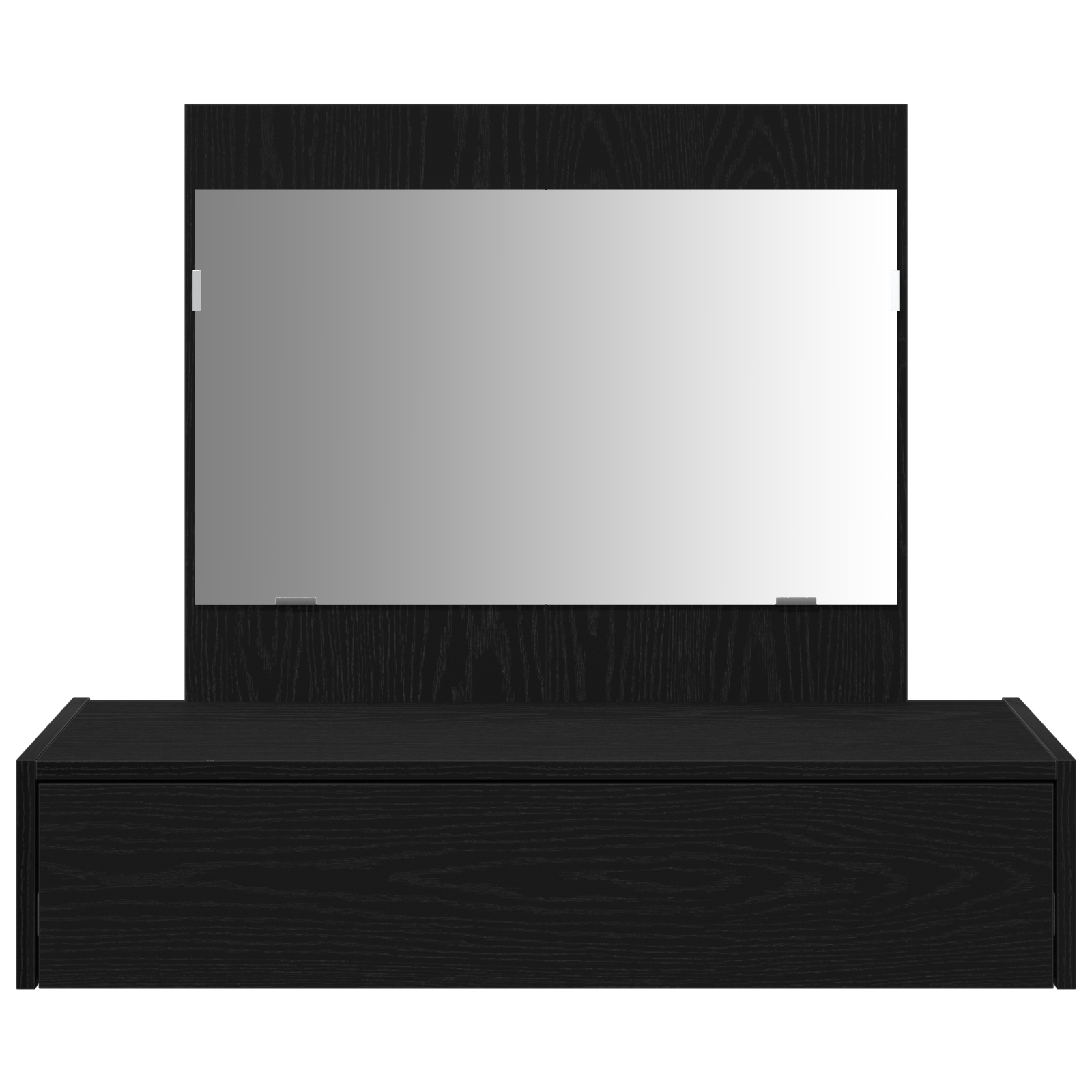 Wall Hanging Dressing Table Black Oak 83x40x70 cm - Image 6