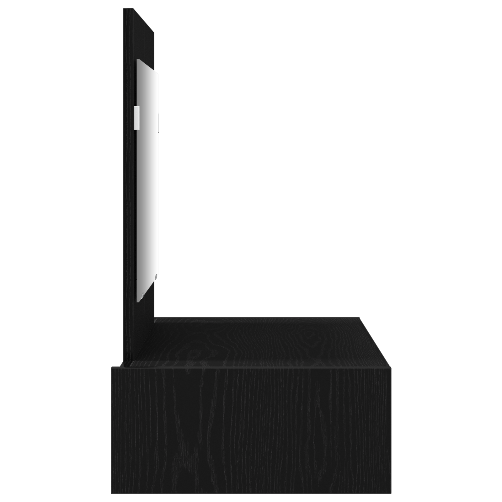 Wall Hanging Dressing Table Black Oak 83x40x70 cm - Image 7