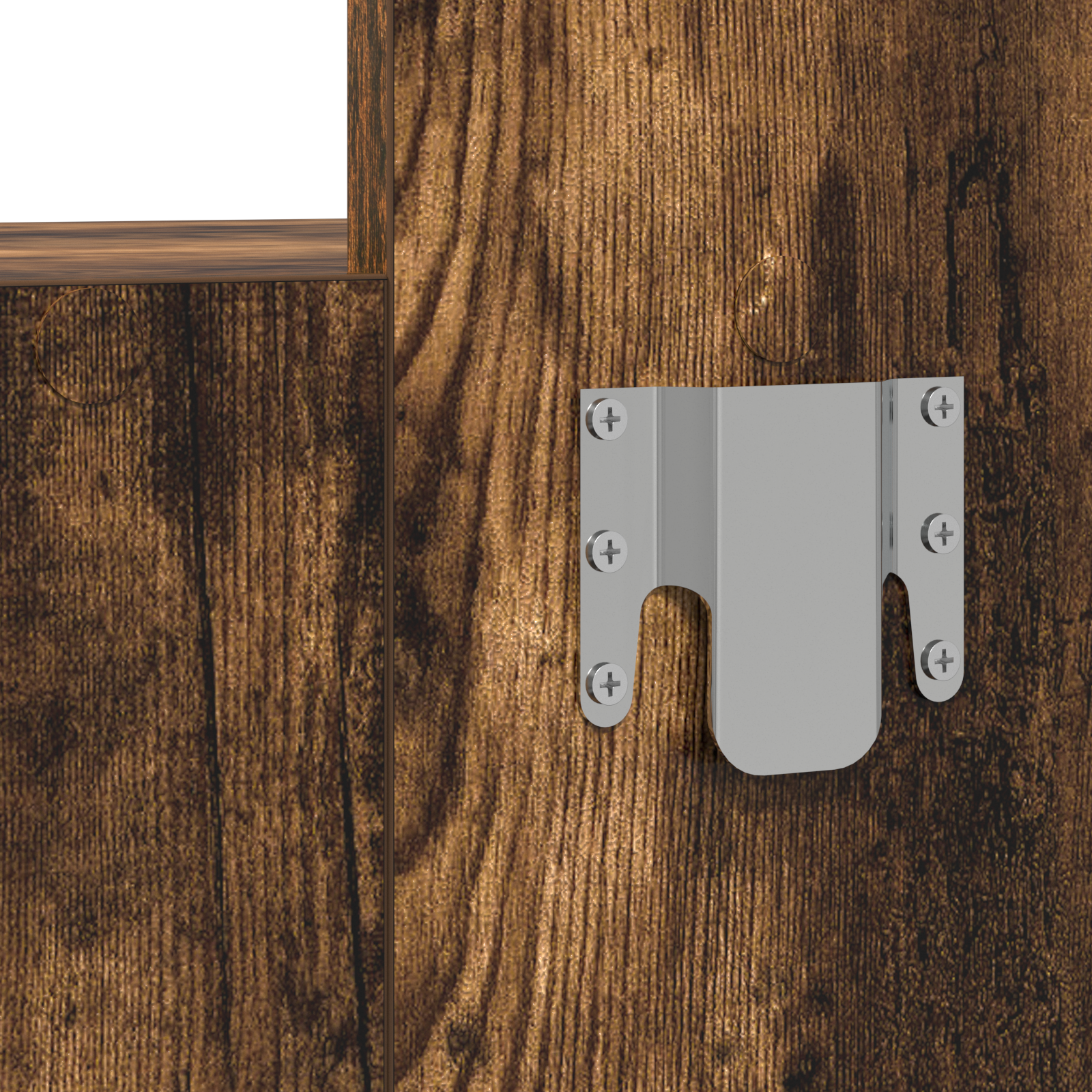 Wall Hanging Dressing Table Smoked Oak 83x40x70 cm - Image 10