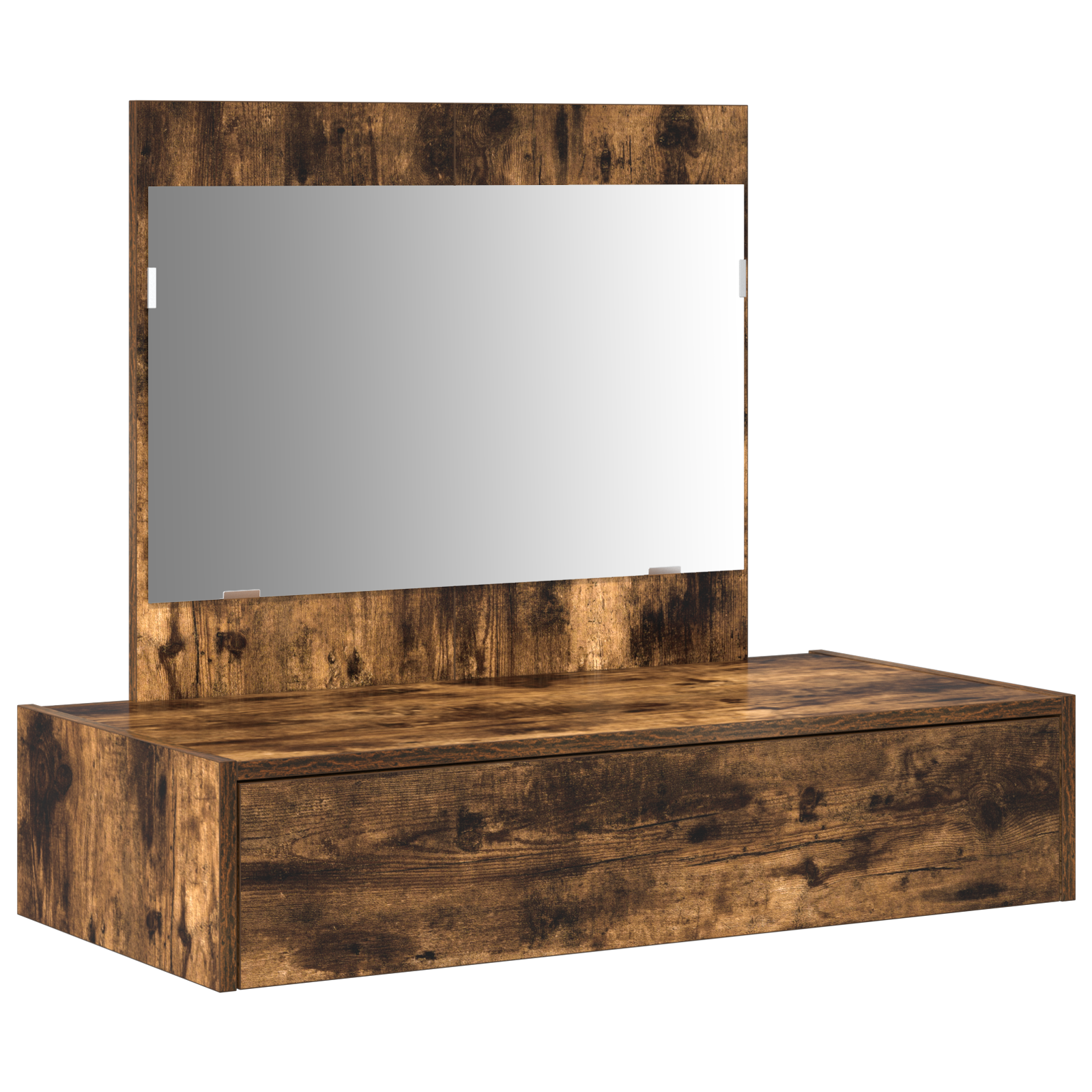 Wall Hanging Dressing Table Smoked Oak 83x40x70 cm - Image 2