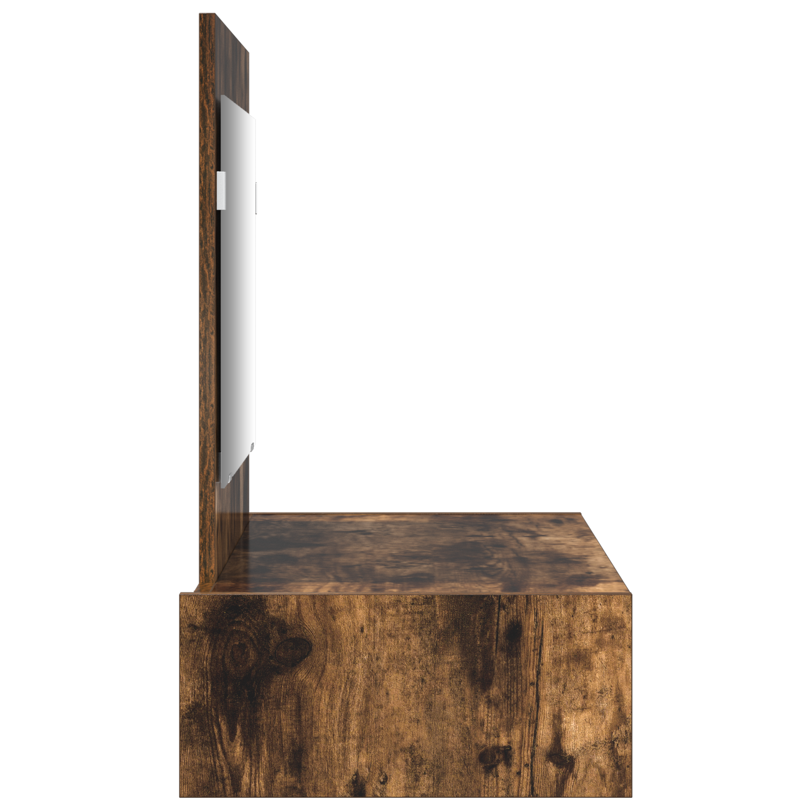 Wall Hanging Dressing Table Smoked Oak 83x40x70 cm - Image 7