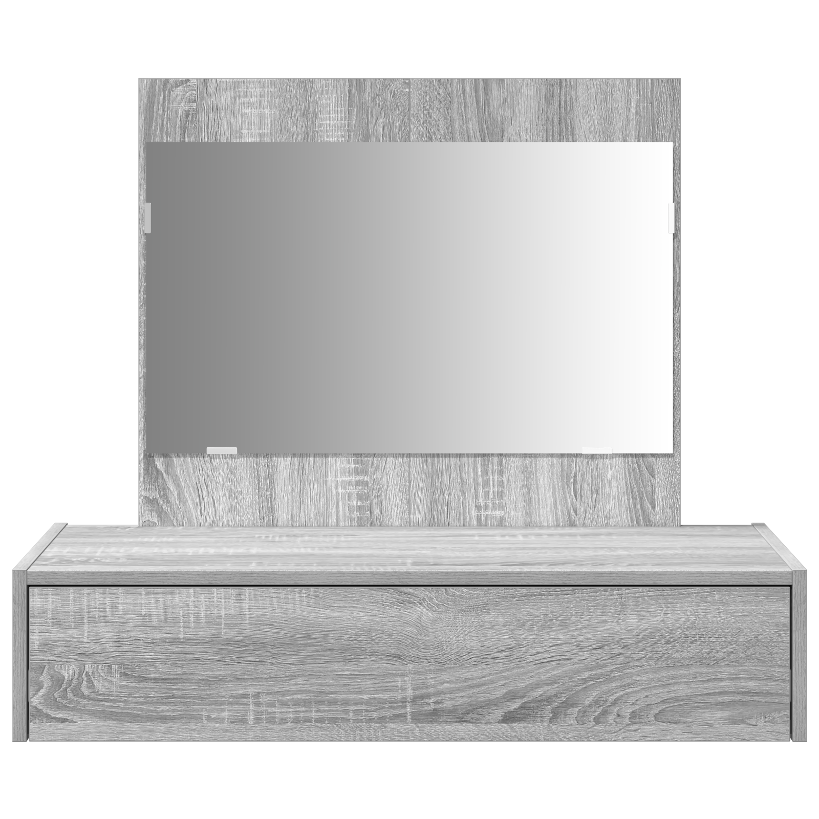 Wall Hanging Dressing Table Grey Sonoma 83x40x70 cm - Image 6