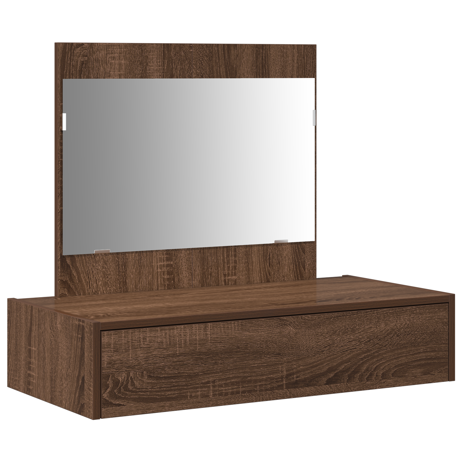 Wall Hanging Dressing Table Brown Oak 83x40x70 cm - Image 2