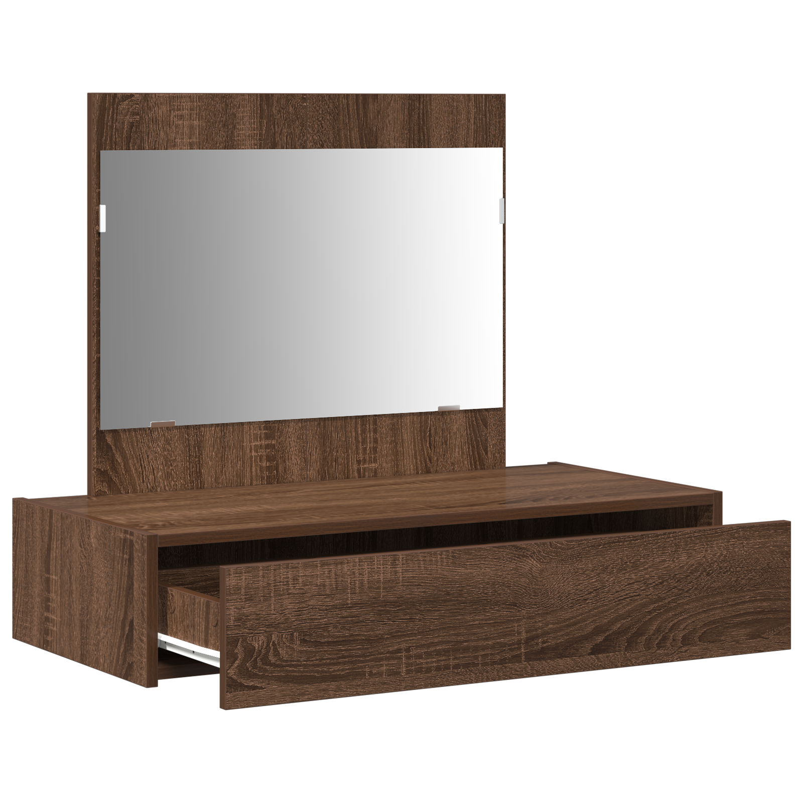 Wall Hanging Dressing Table Brown Oak 83x40x70 cm - Image 5