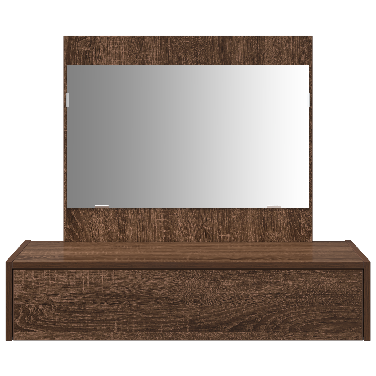 Wall Hanging Dressing Table Brown Oak 83x40x70 cm - Image 6
