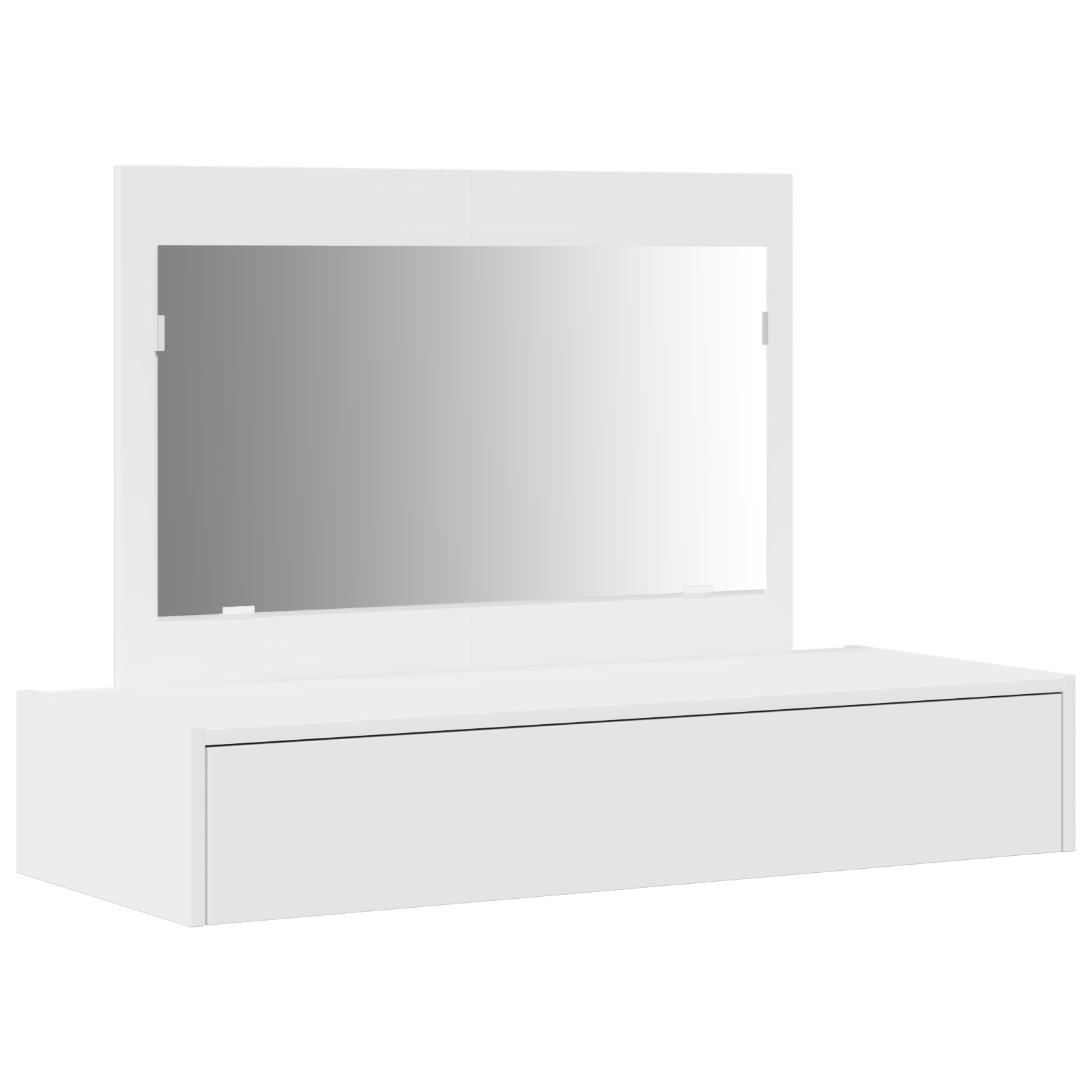 Wall Hanging Dressing Table White 100x40x70 cm - Image 2