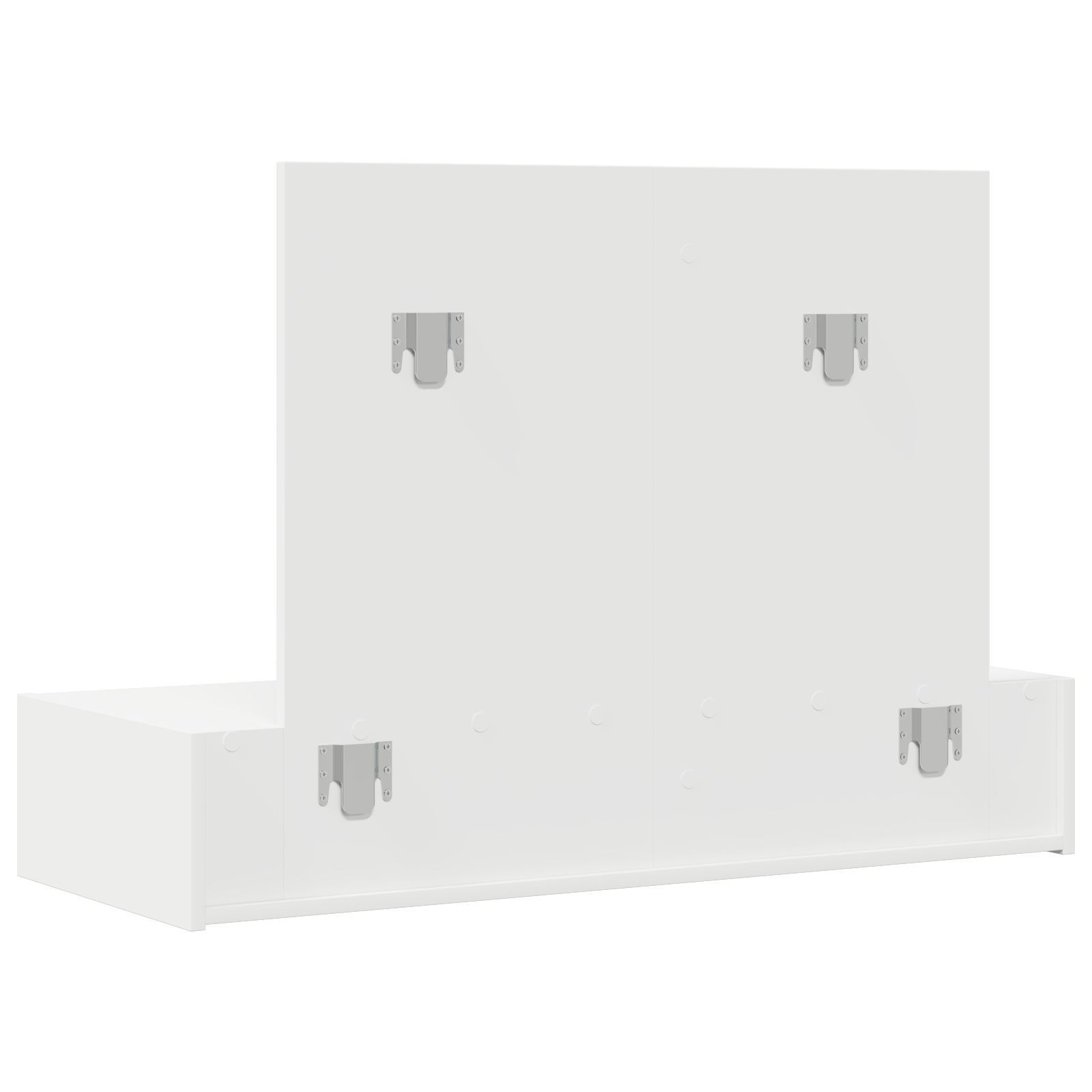 Wall Hanging Dressing Table White 100x40x70 cm - Image 8