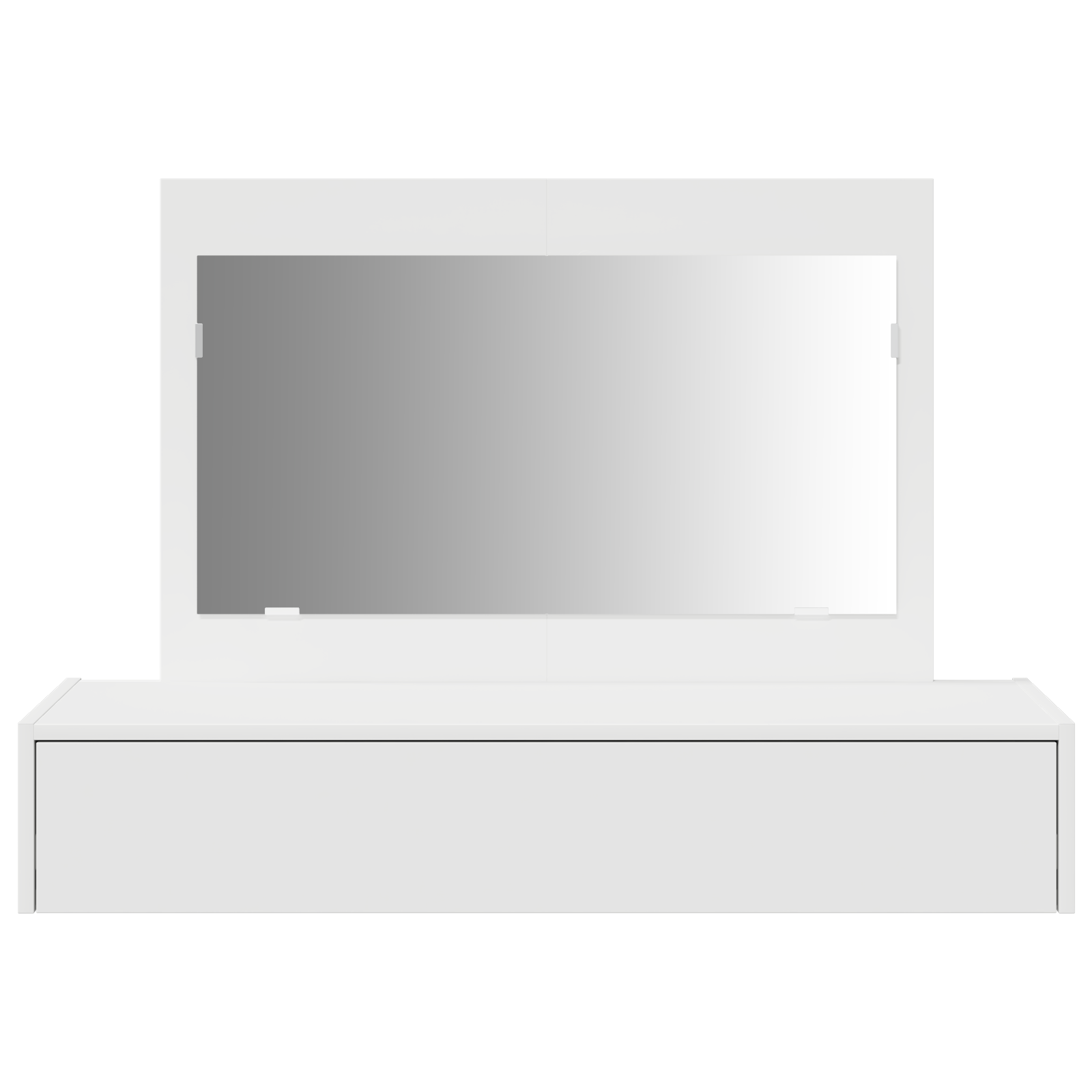 Wall Hanging Dressing Table White 100x40x70 cm - Image 6