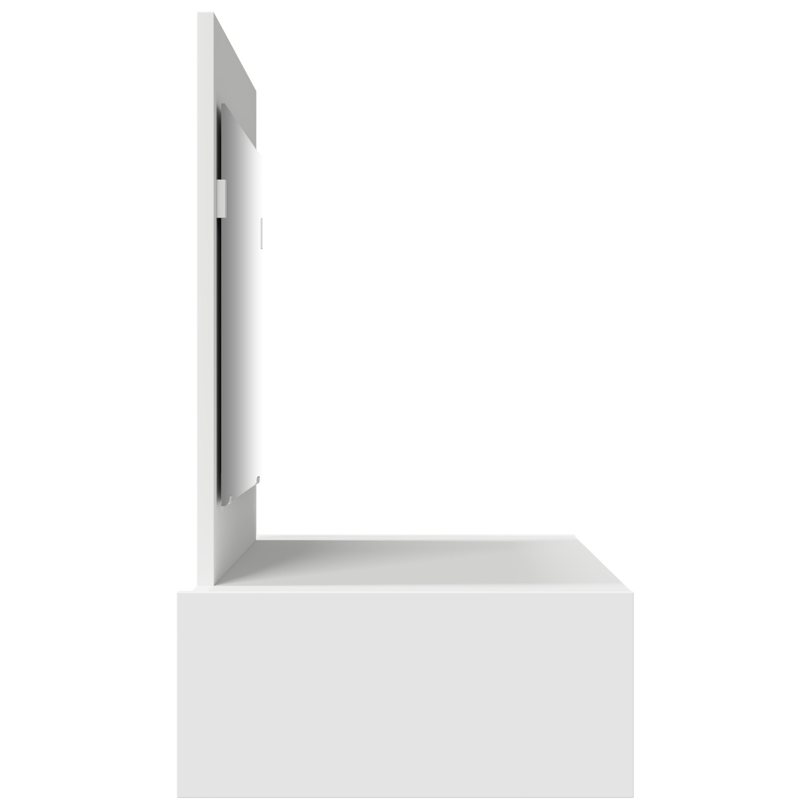 Wall Hanging Dressing Table White 100x40x70 cm - Image 7