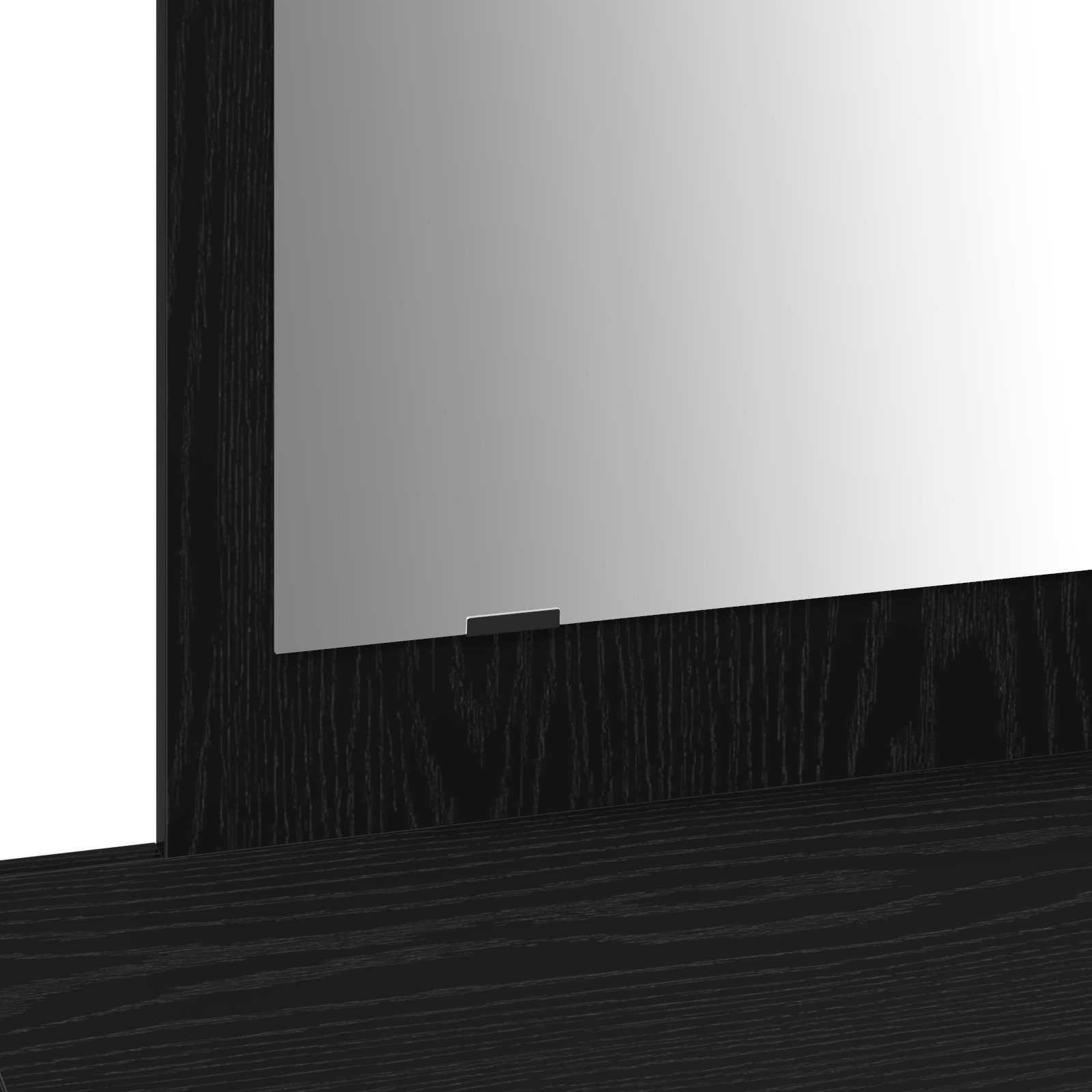 Wall-Mounted Dressing Table in Black Oak, 100x40x70 cm - Image 10
