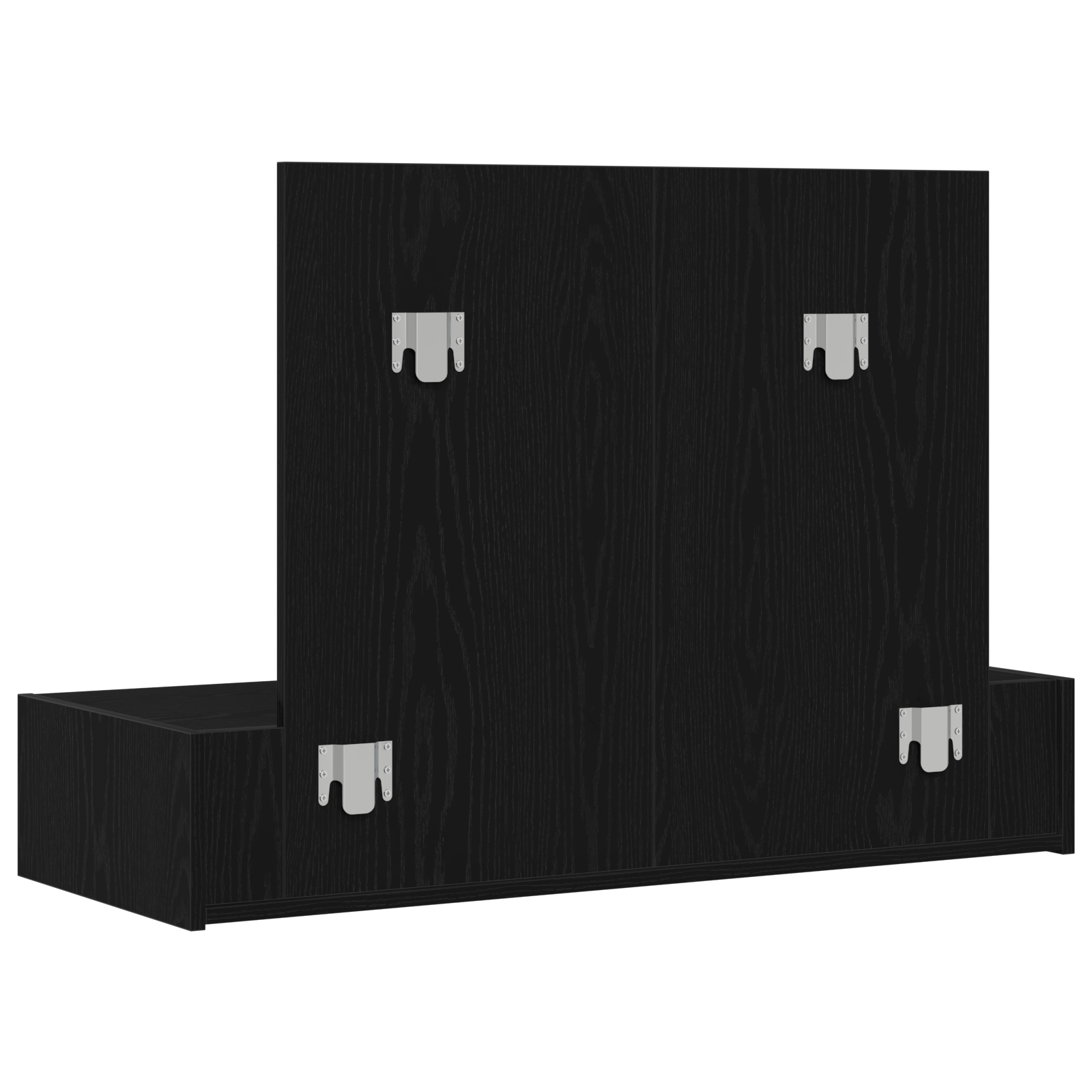 Wall-Mounted Dressing Table in Black Oak, 100x40x70 cm - Image 8
