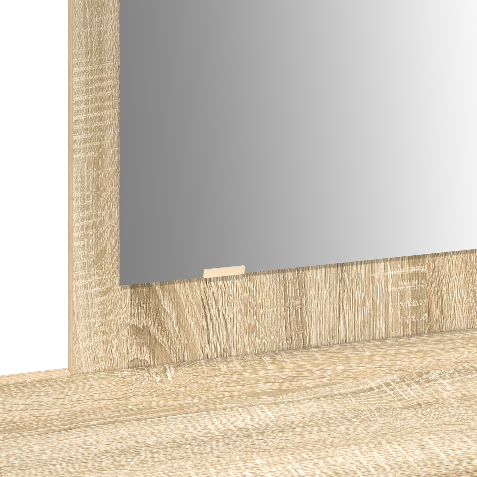 Wall Hanging Dressing Table Sonoma Oak 100x40x70 cm - Image 10