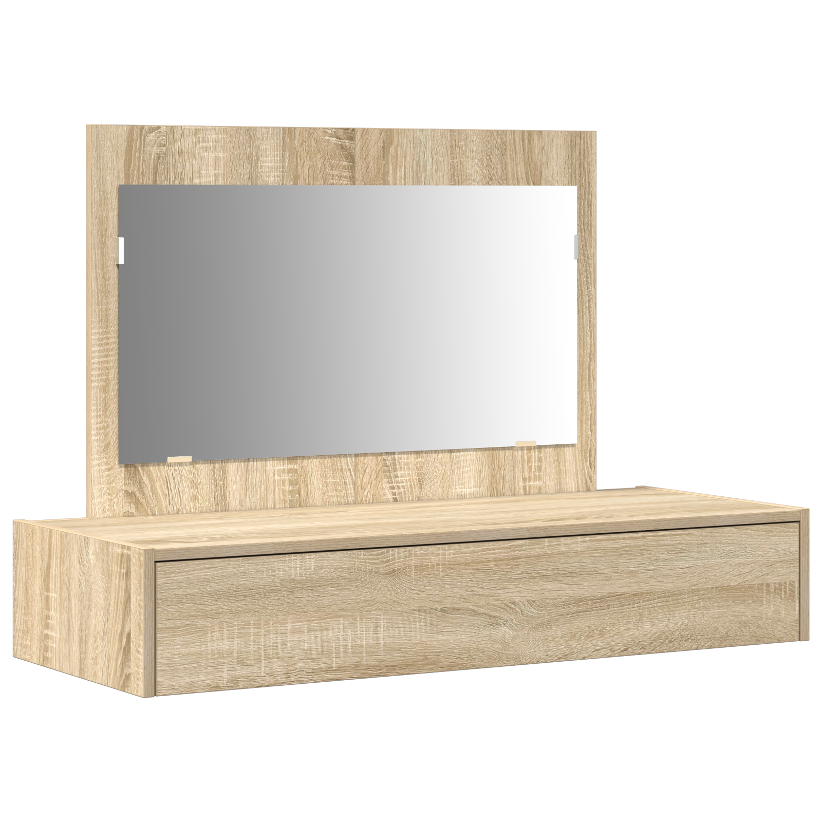 Wall Hanging Dressing Table Sonoma Oak 100x40x70 cm - Image 2