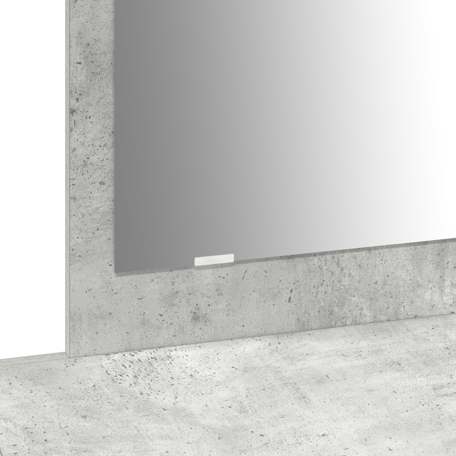 Wall Hanging Dressing Table Concrete Grey 100x40x70 cm - Image 10