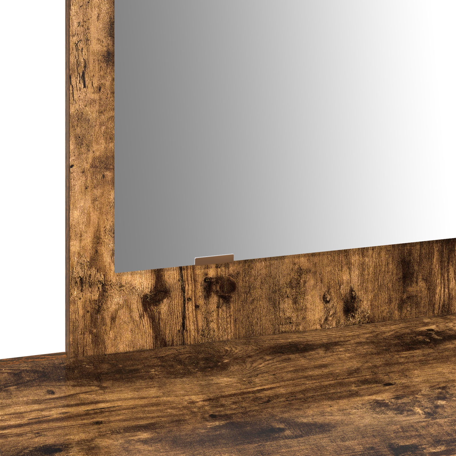Wall Hanging Dressing Table Smoked Oak 100x40x70 cm - Image 10