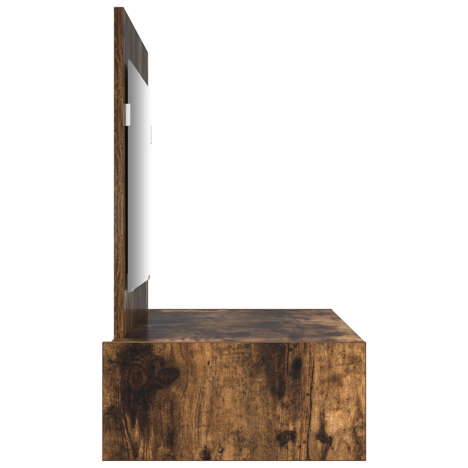 Wall Hanging Dressing Table Smoked Oak 100x40x70 cm - Image 7
