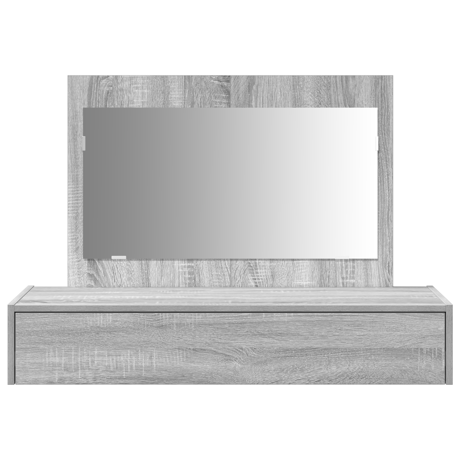 Wall Hanging Dressing Table Grey Sonoma 100x40x70 cm - Image 6