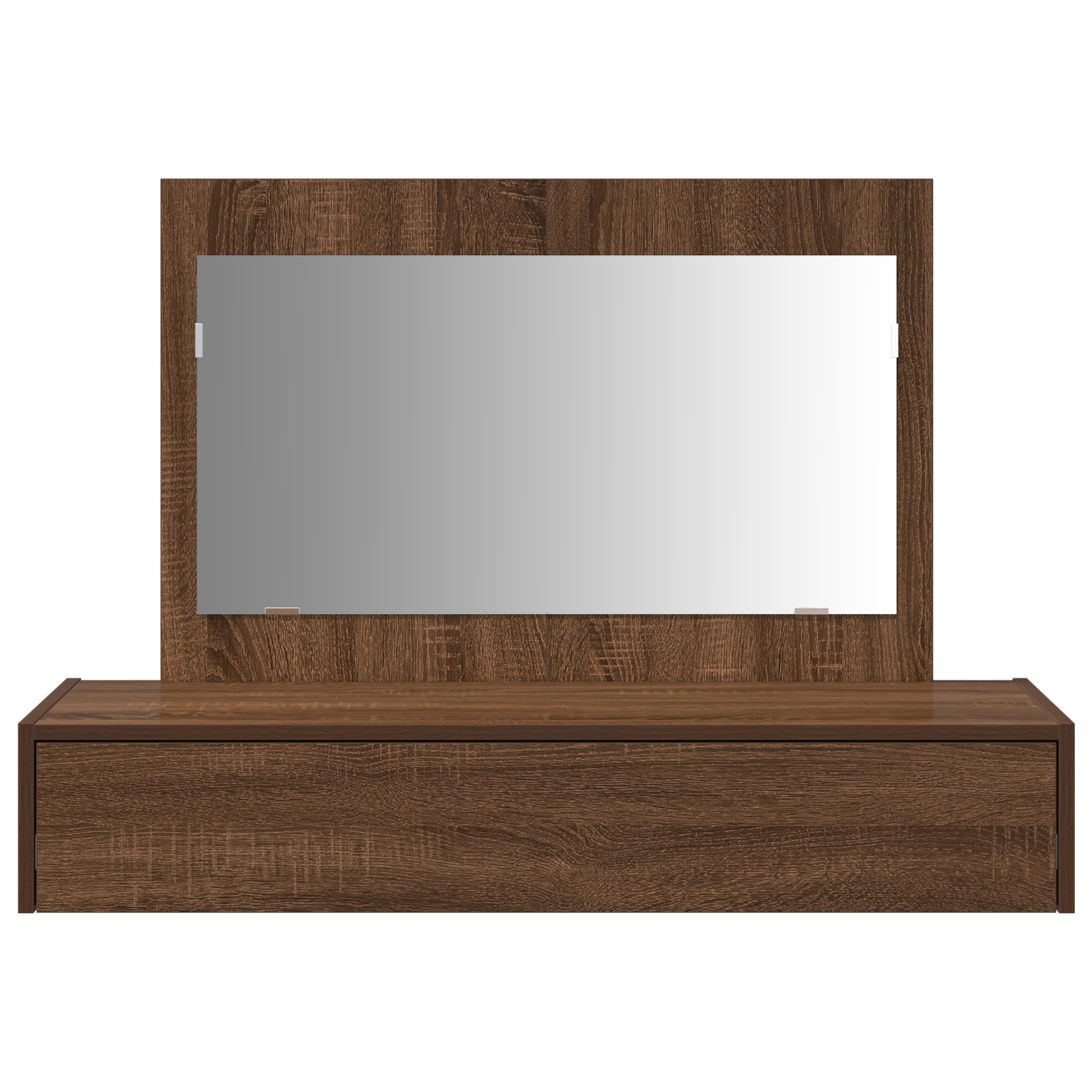 Wall Hanging Dressing Table Brown Oak 100x40x70 cm - Image 6
