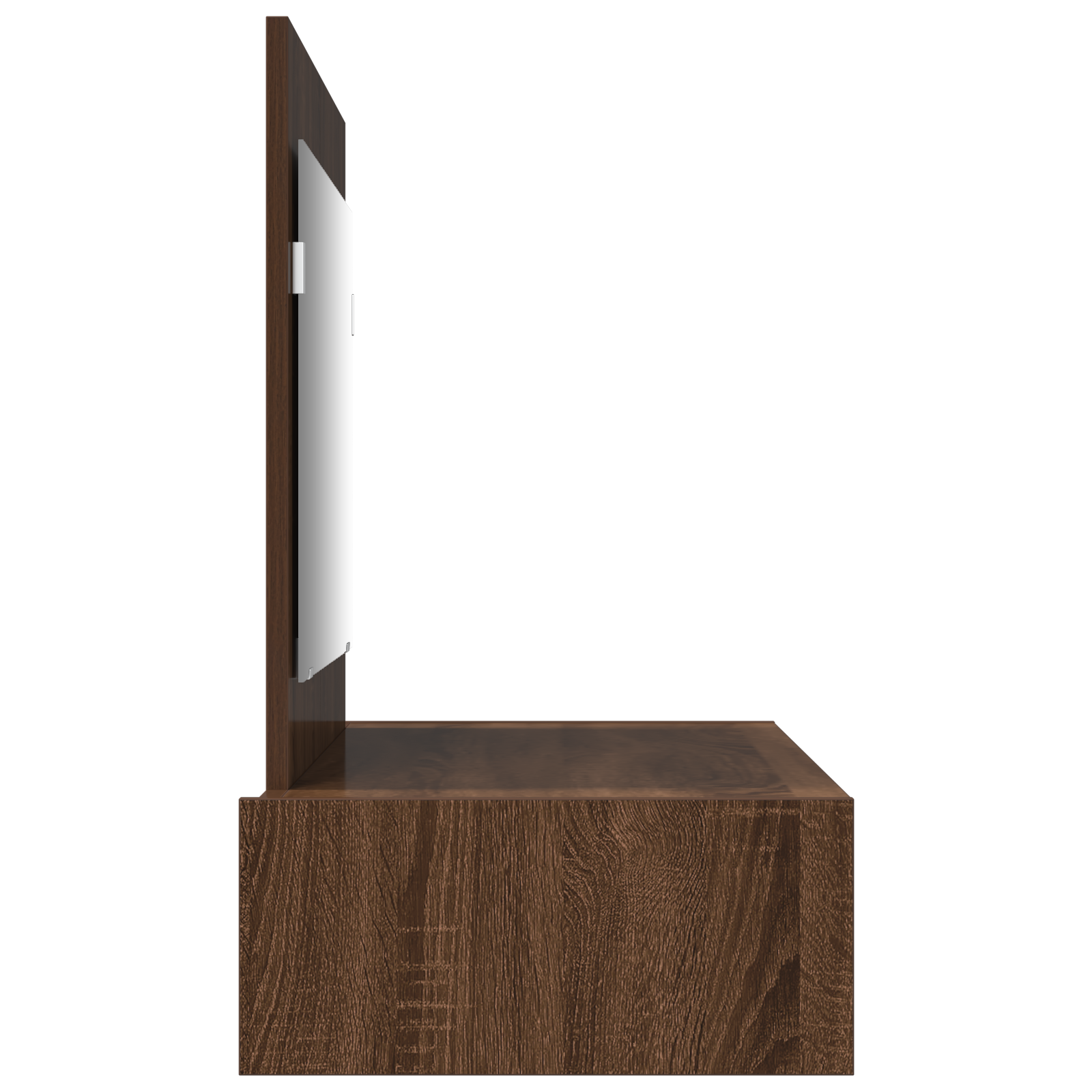 Wall Hanging Dressing Table Brown Oak 100x40x70 cm - Image 7