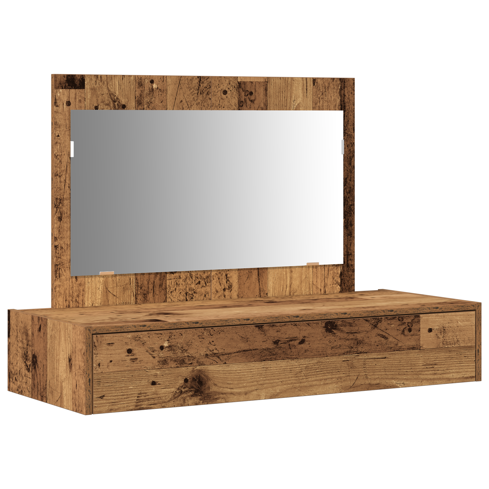 Wall Hanging Dressing Table - Vintage Wood - 100x40x70 cm - Image 2