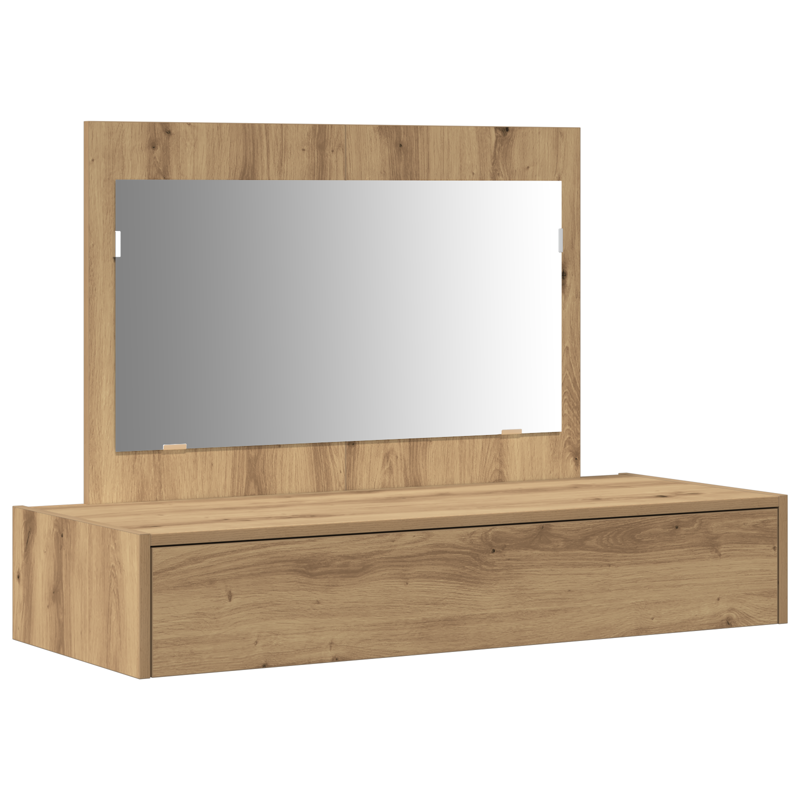 Wall Hanging Dressing Table Artisan Oak 100x40x70 cm - Image 2