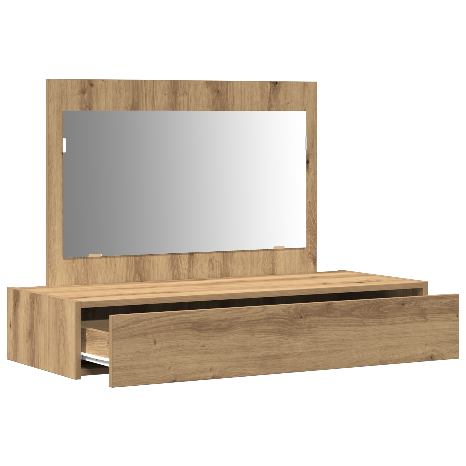 Wall Hanging Dressing Table Artisan Oak 100x40x70 cm - Image 5