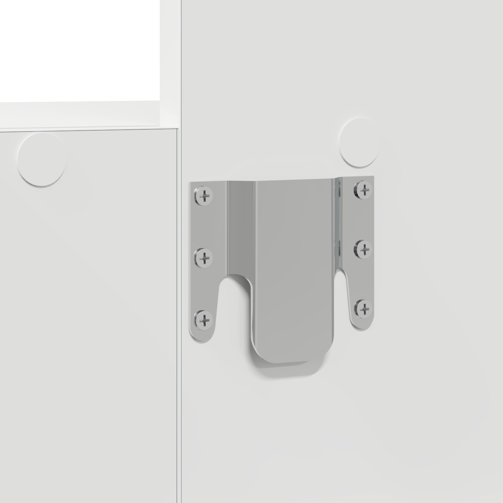 Wall Hanging Dressing Table with LED Lights - White - Image 9