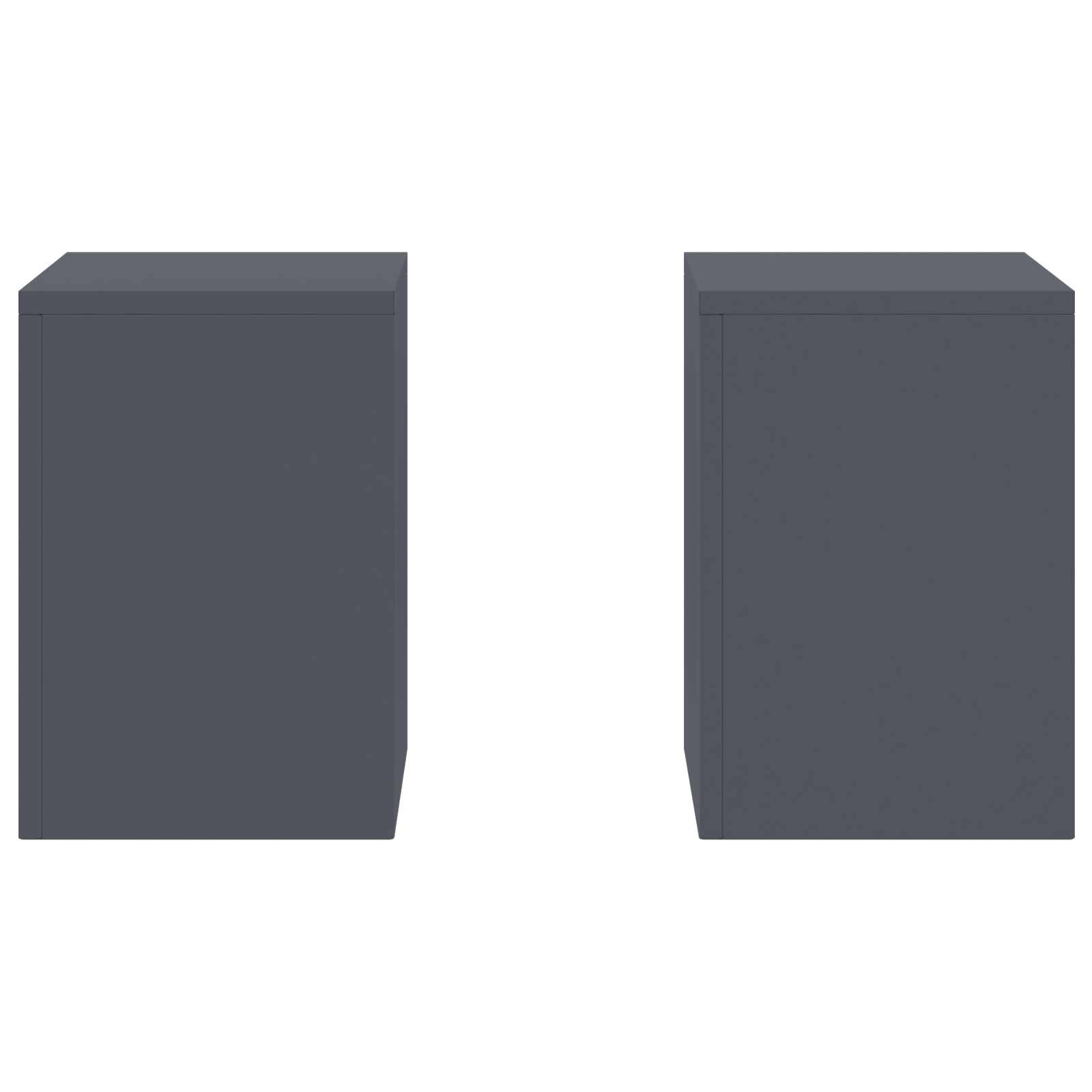 Outdoor Plant Stands Pillar 2 pcs Anthracite 24x24x35 cm Steel - Image 6