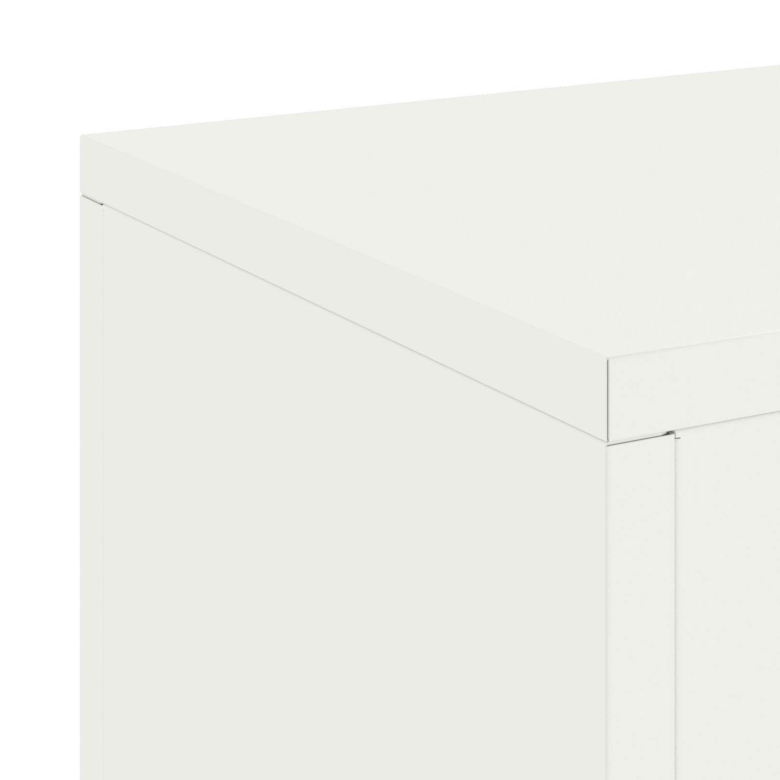 Outdoor Plant Stands set of 2 in white, 24x24x55 cm, Steel - Image 8