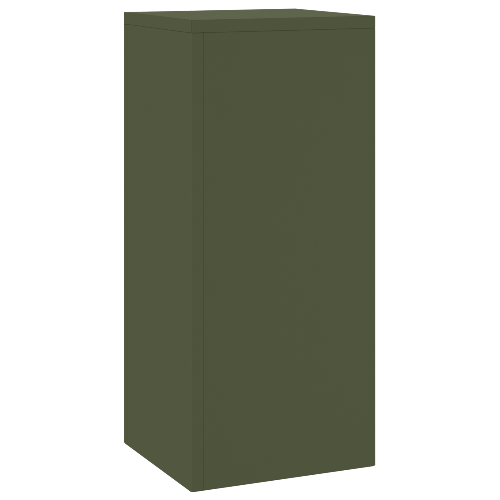 Outdoor Plant Stands Pillar 2 pcs Olive Green 24x24x55 cm Steel - Image 5