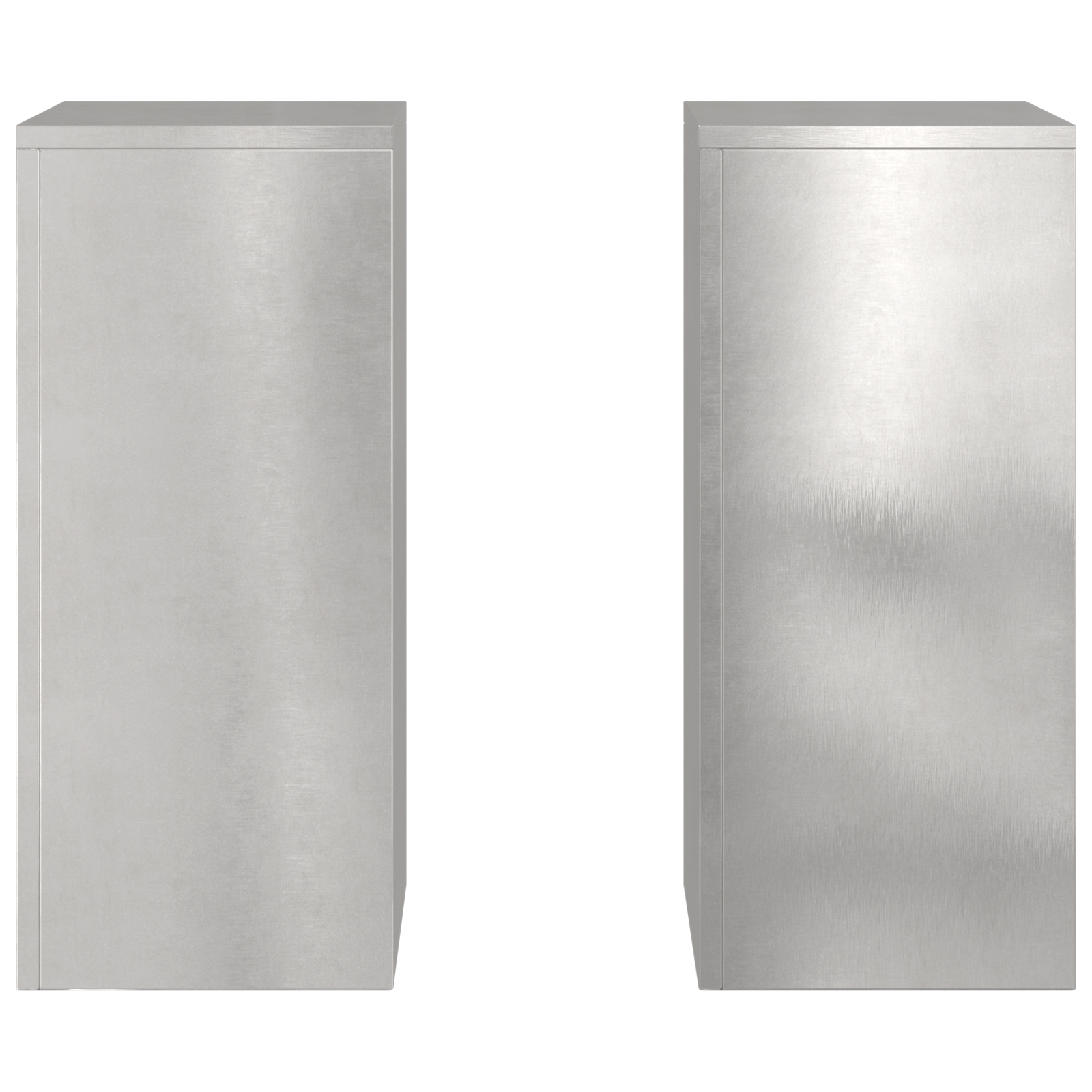 Outdoor Plant Stands Pillar 2 pcs 24x24x55 cm Stainless Steel - Image 6