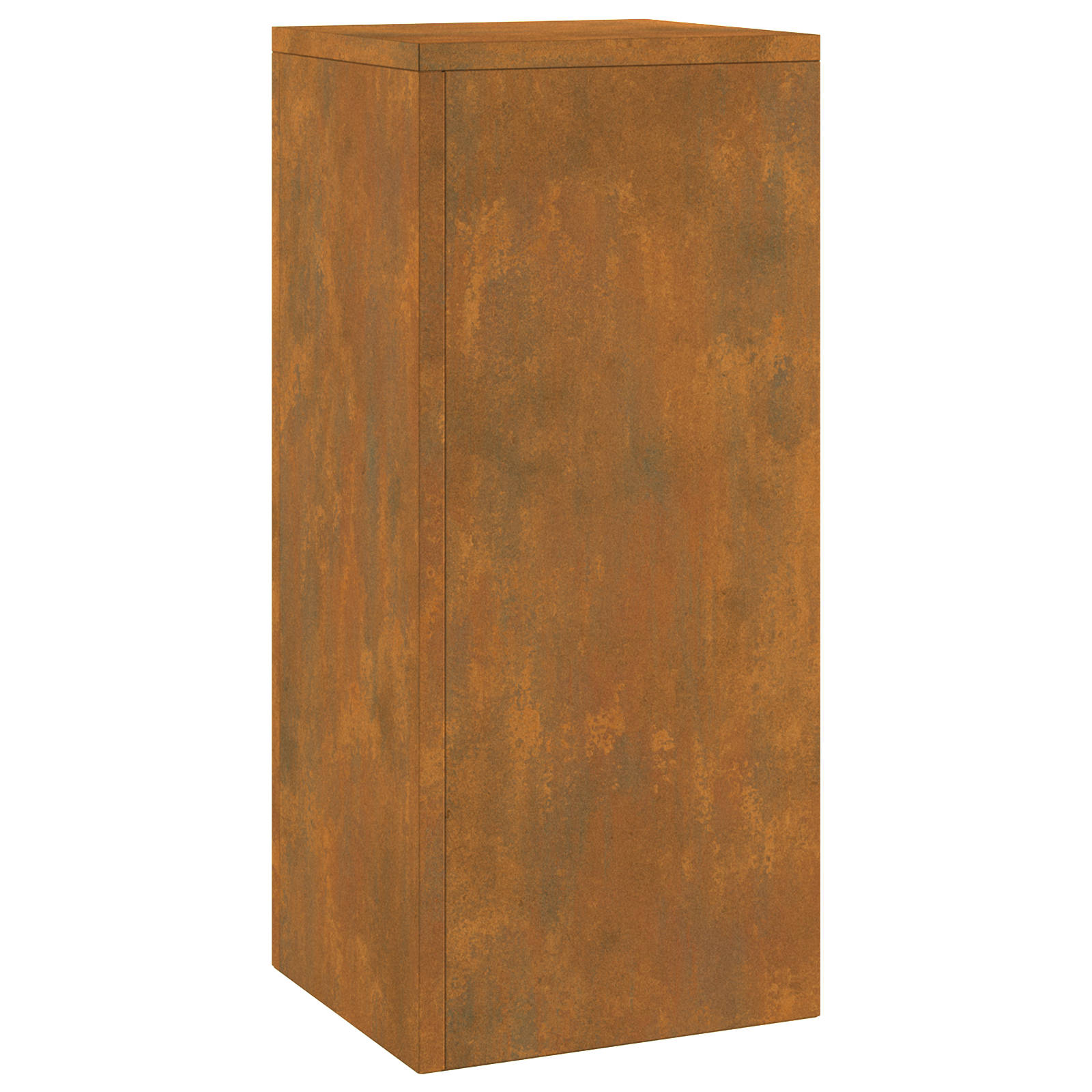 Outdoor Plant Stands Pillar 2 pcs 24x24x55 cm Weathering Steel - Image 5