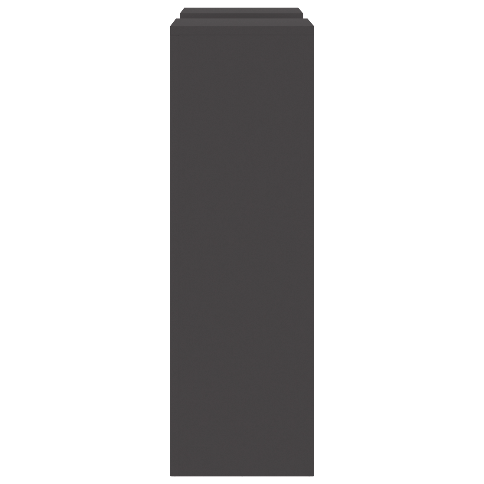 Outdoor Plant Stands Pillar 2 pcs Black 24x24x75 cm Steel - Image 7