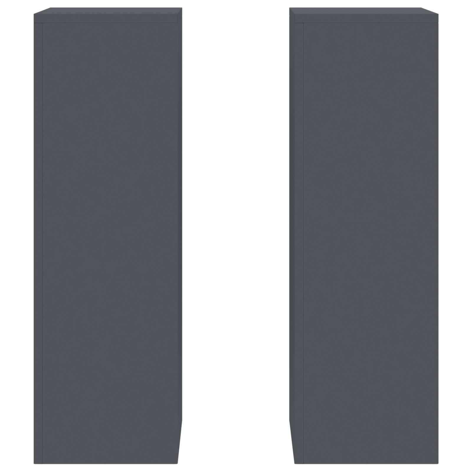 Outdoor Plant Stands Pillar 2 pcs Anthracite 24x24x75 cm Steel - Image 6