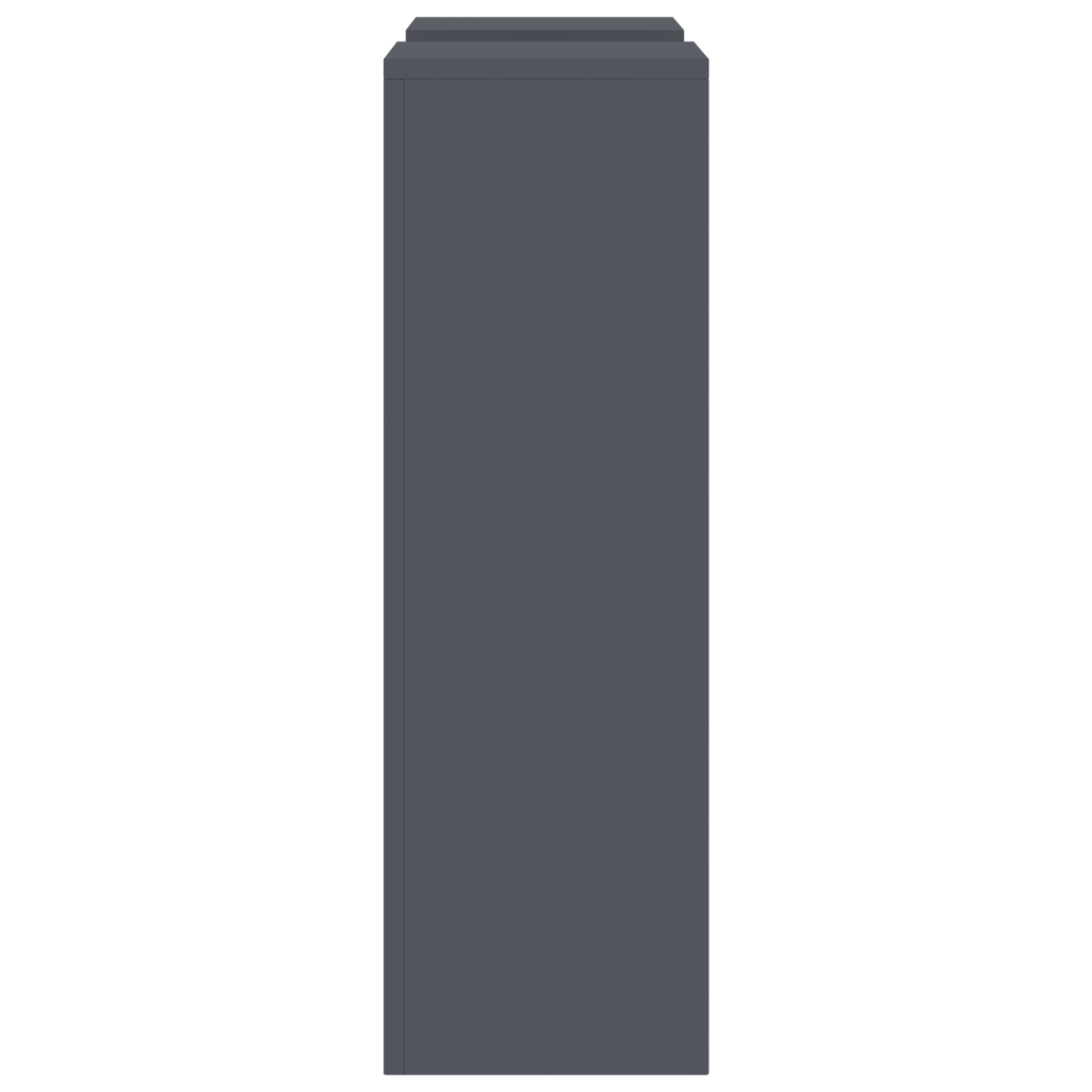 Outdoor Plant Stands Pillar 2 pcs Anthracite 24x24x75 cm Steel - Image 7