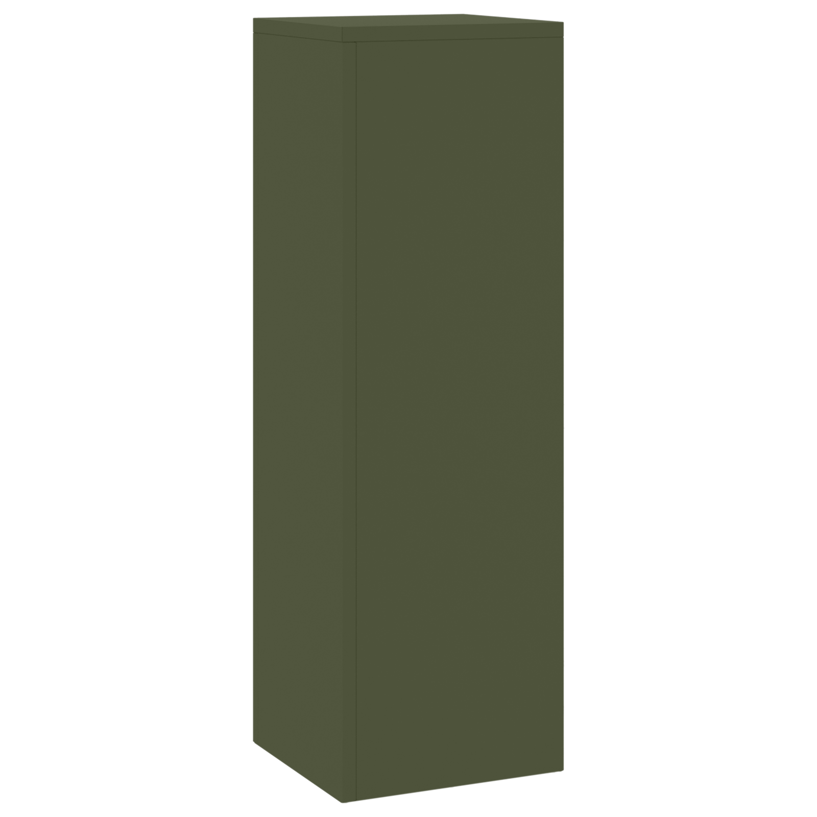 Lauko augalų stovai stulpas 2 vnt. Alyvuogių spalva 24x24x75 cm Plienas - Image 5