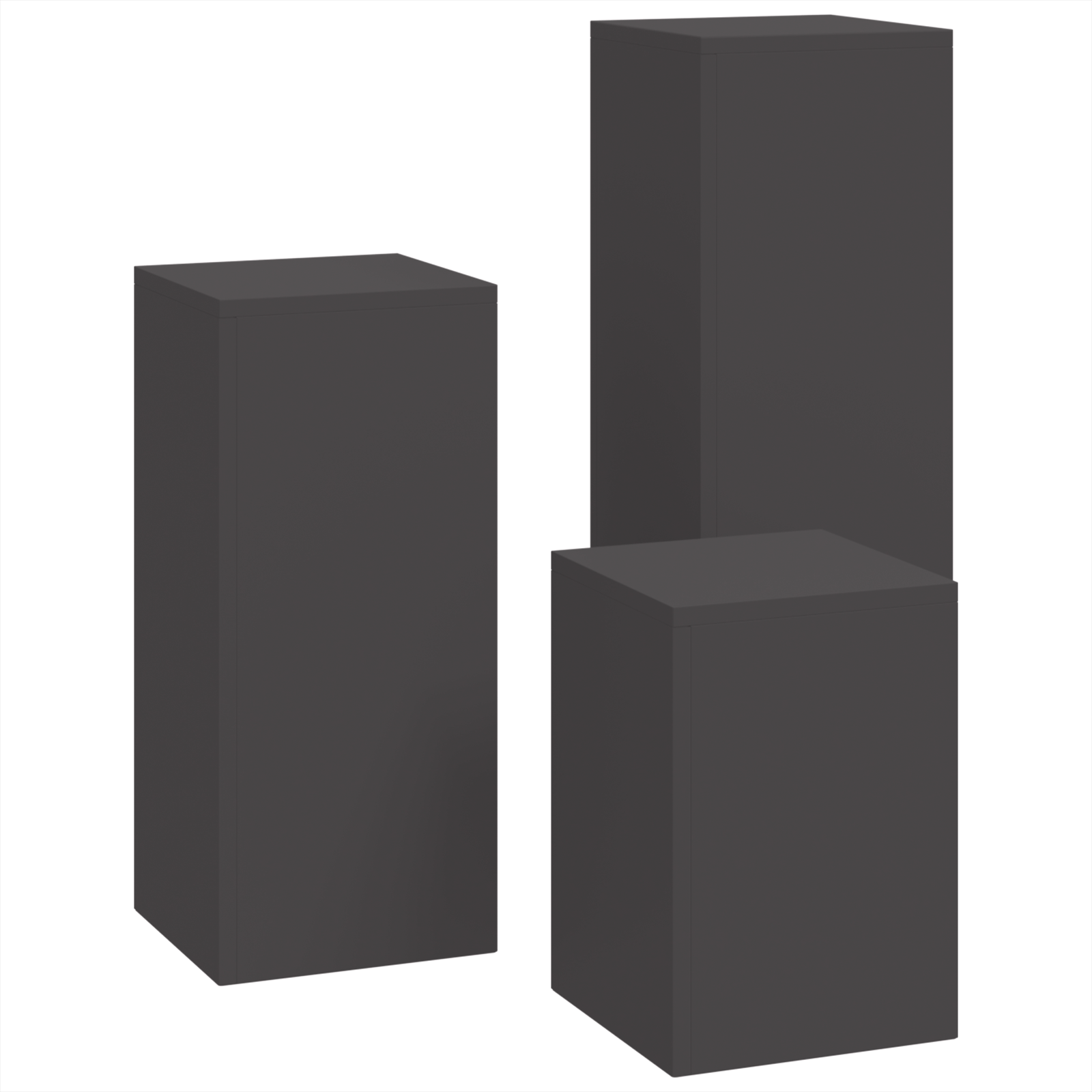 Lauko augalų stovai stulpas 3 vnt Juodas plienas - Image 7