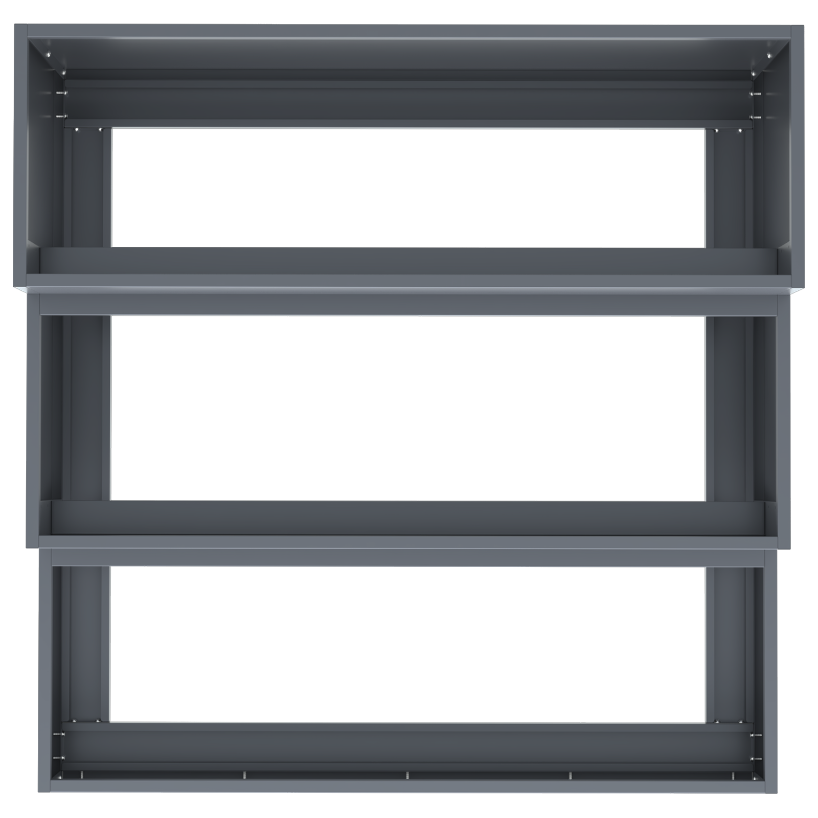 Garden Planter 3-Tier 90x90x35 cm Anthracite Steel - Image 8