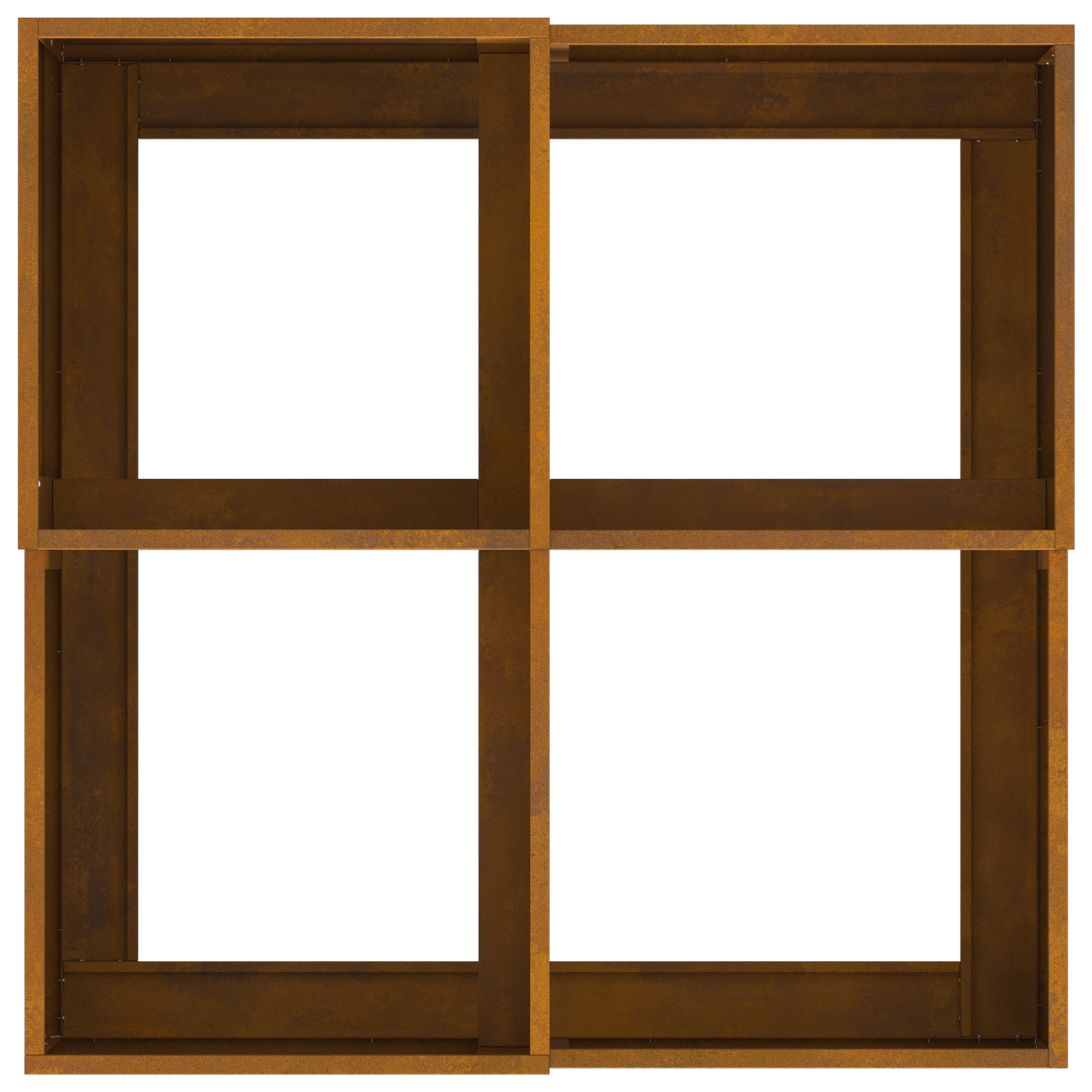 Garden Planter 80x80x48 cm Weathering Steel - Image 8