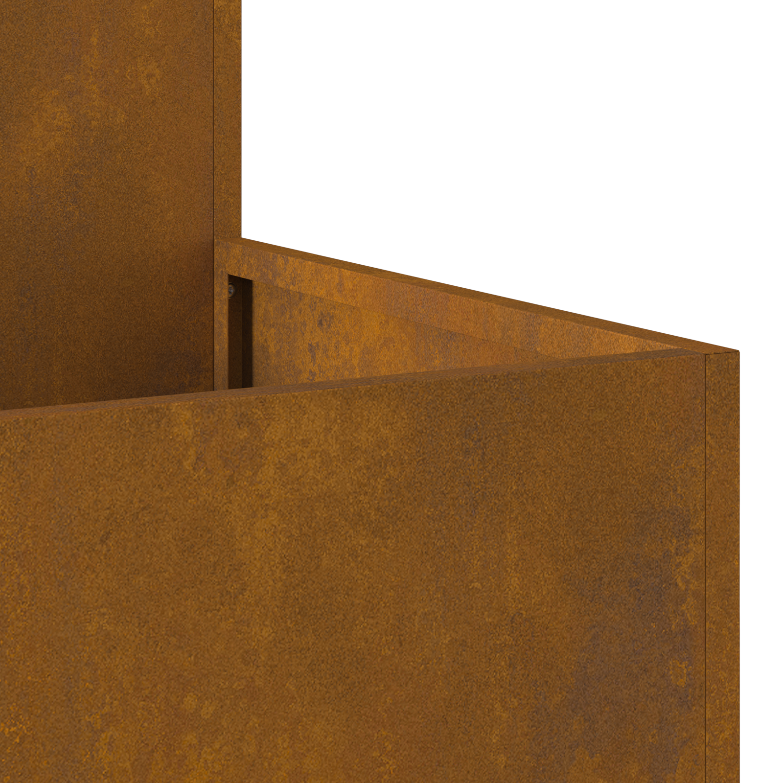 Garden Planter 80x80x48 cm Weathering Steel - Image 10