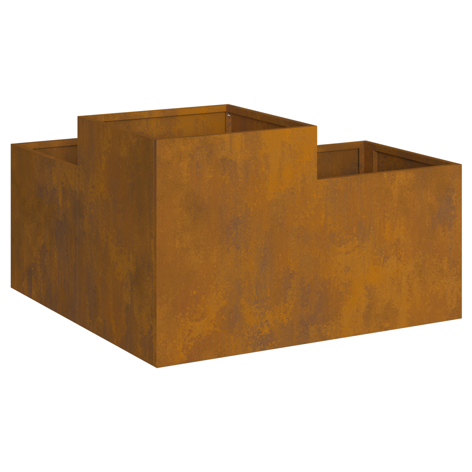 Garden Planter 80x80x48 cm Weathering Steel - Image 7