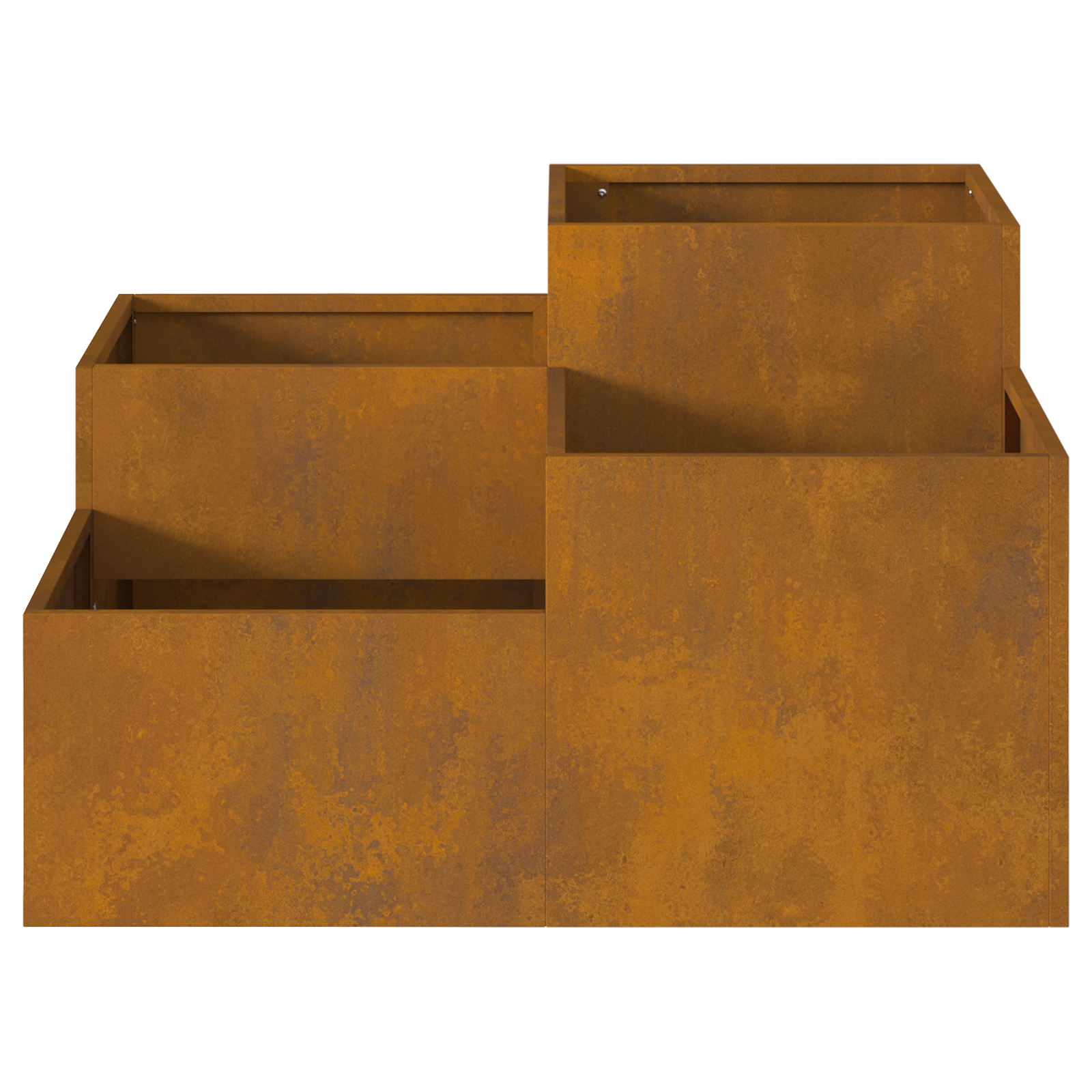 Garden Planter 80x80x48 cm Weathering Steel - Image 6